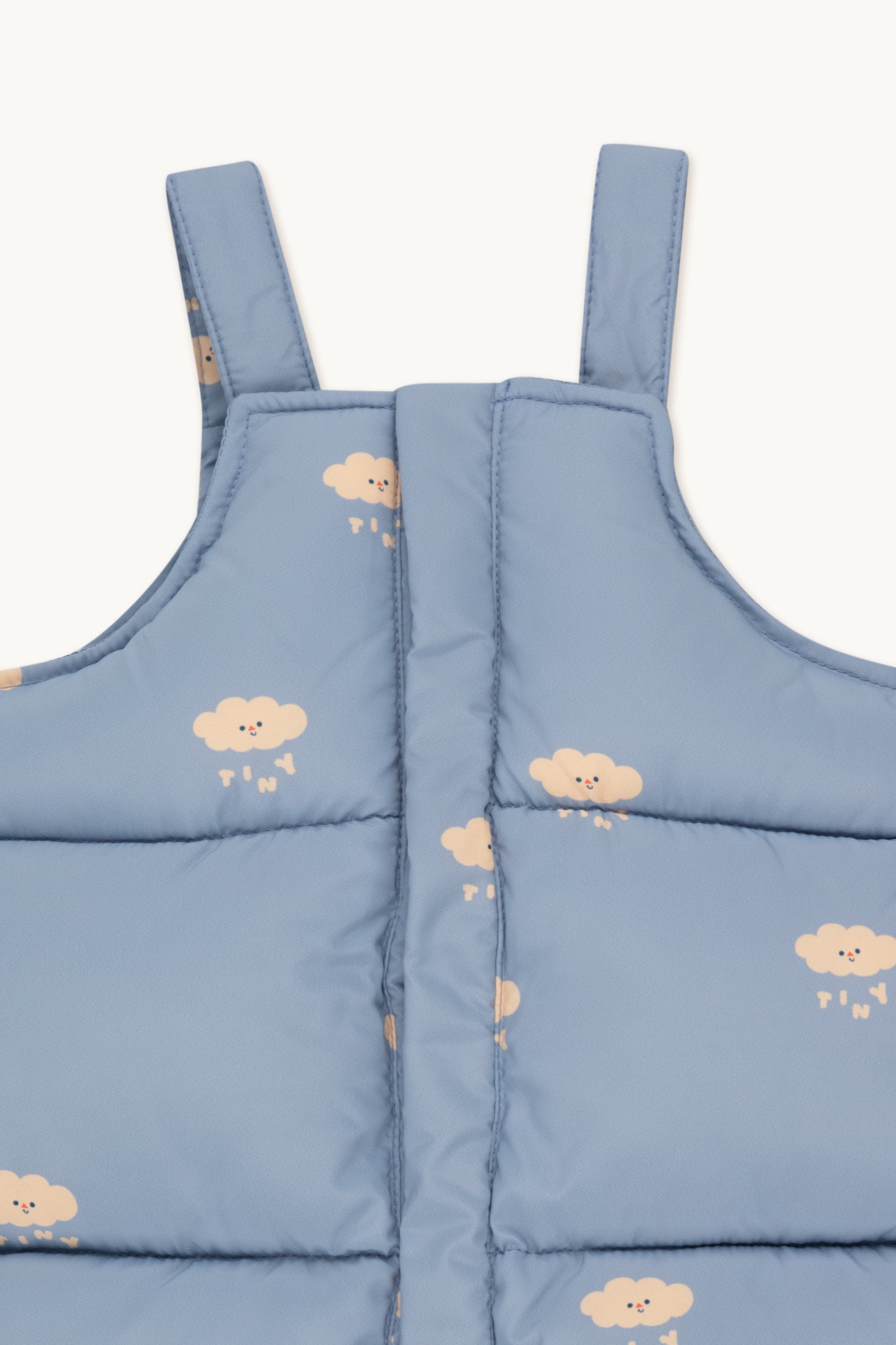 TINY CLOUDS PADDED DUNGAREE