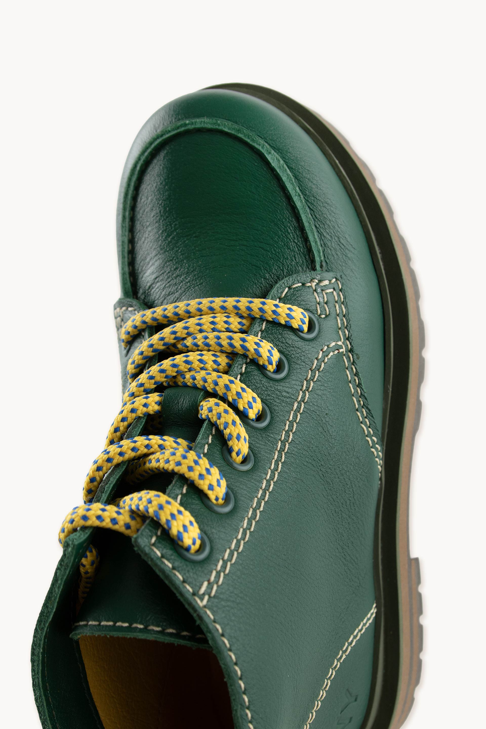 LACE-UP LEATHER BOOTS