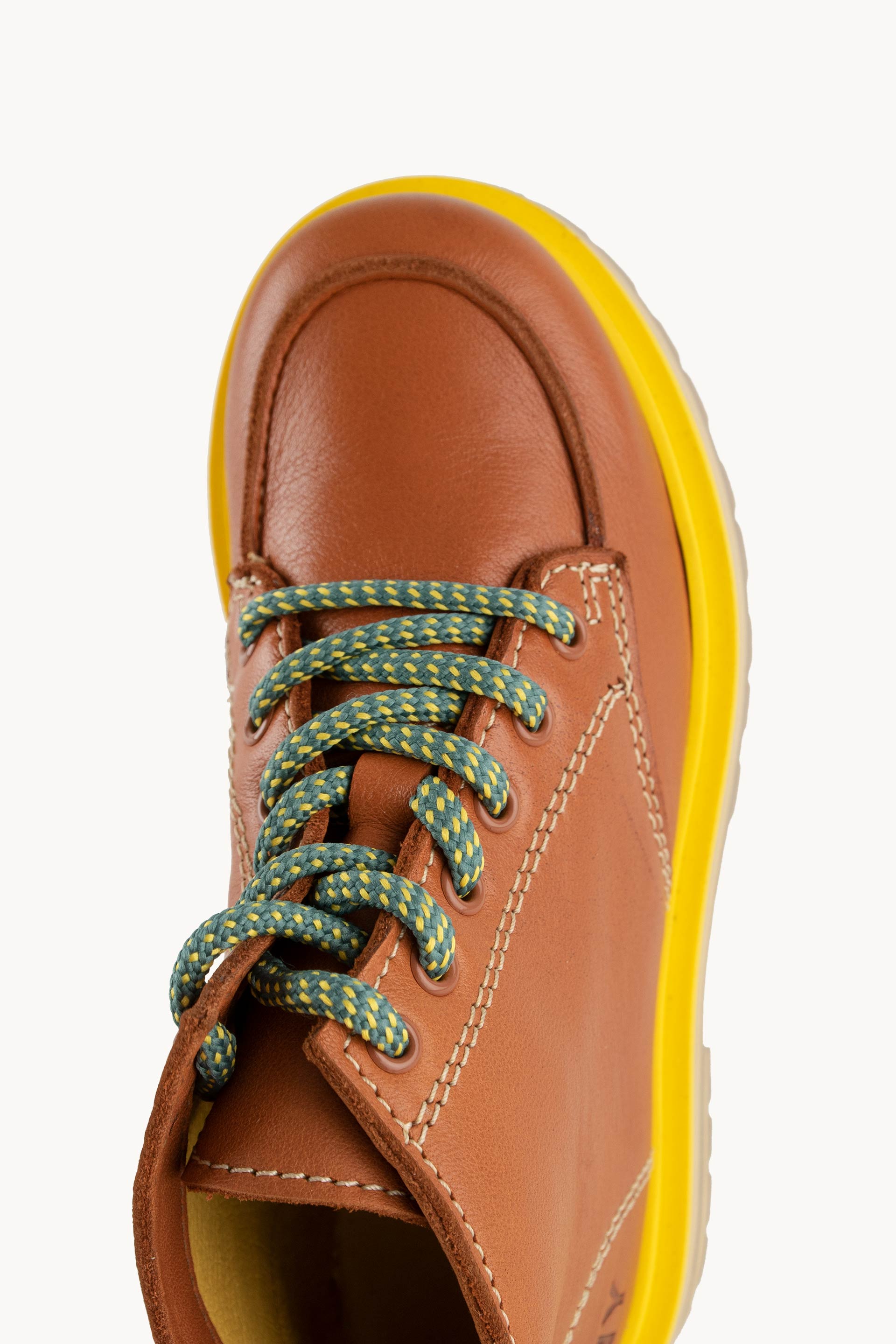 LACE-UP LEATHER BOOTS