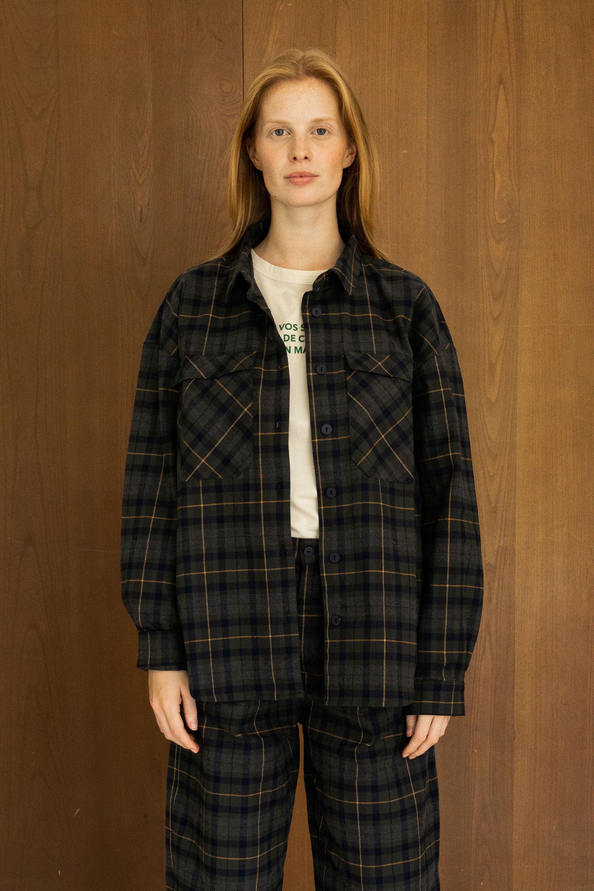 CHECK OVERSHIRT