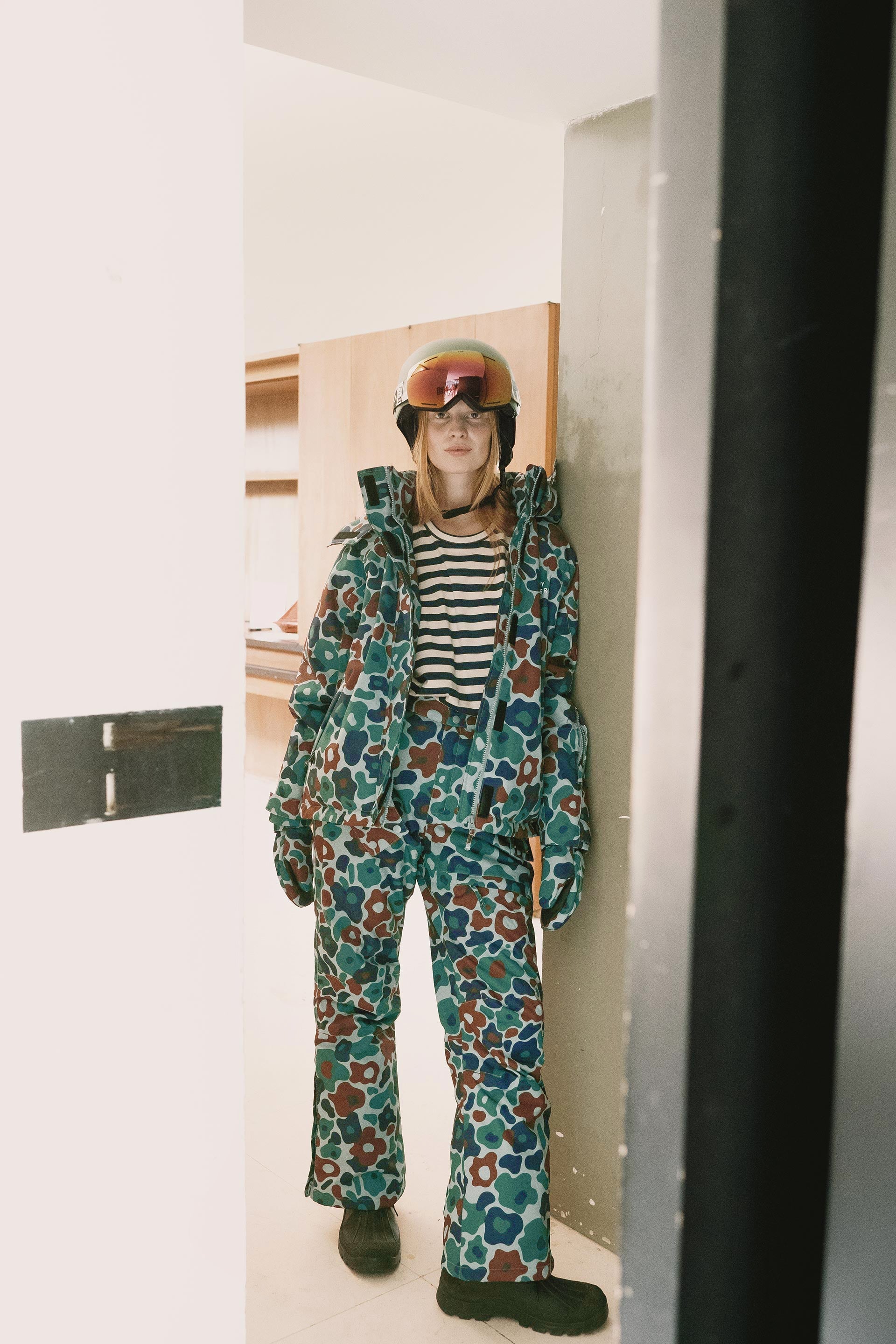 GRANDE FLOWERS SNOW CHAQUETA