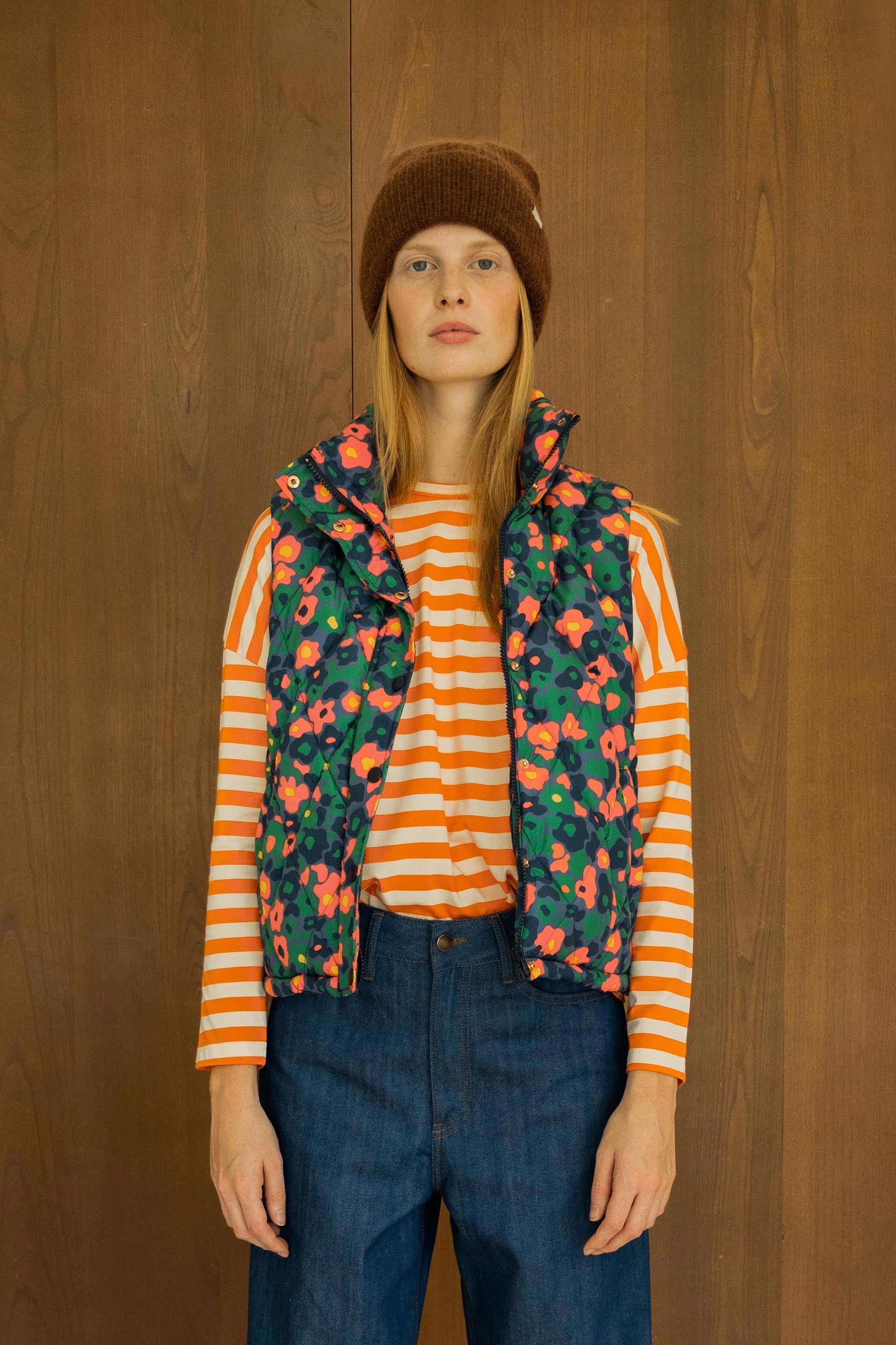 FLOWERS DOWN VEST