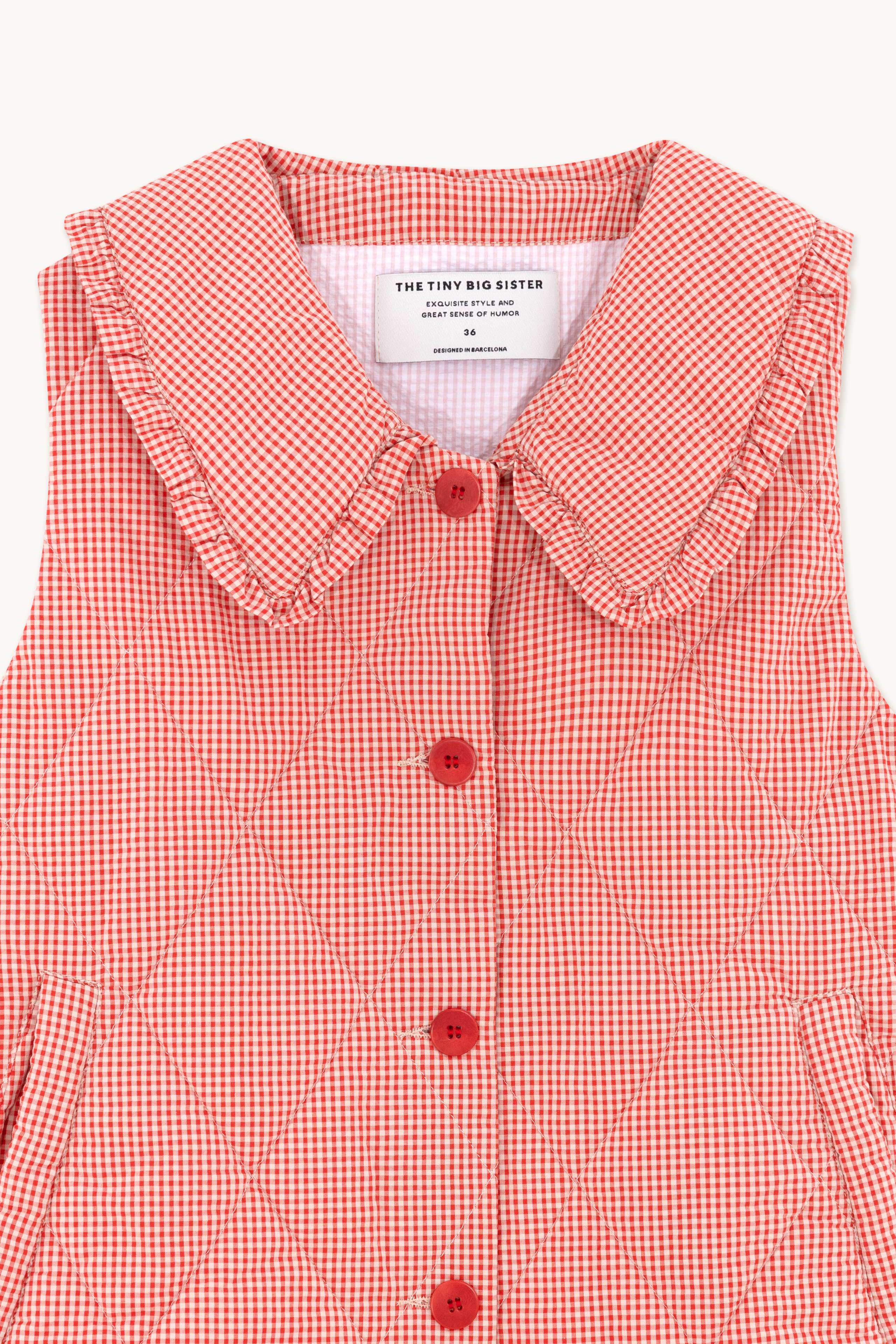 CHALECO CUELLO SEERSUCKER