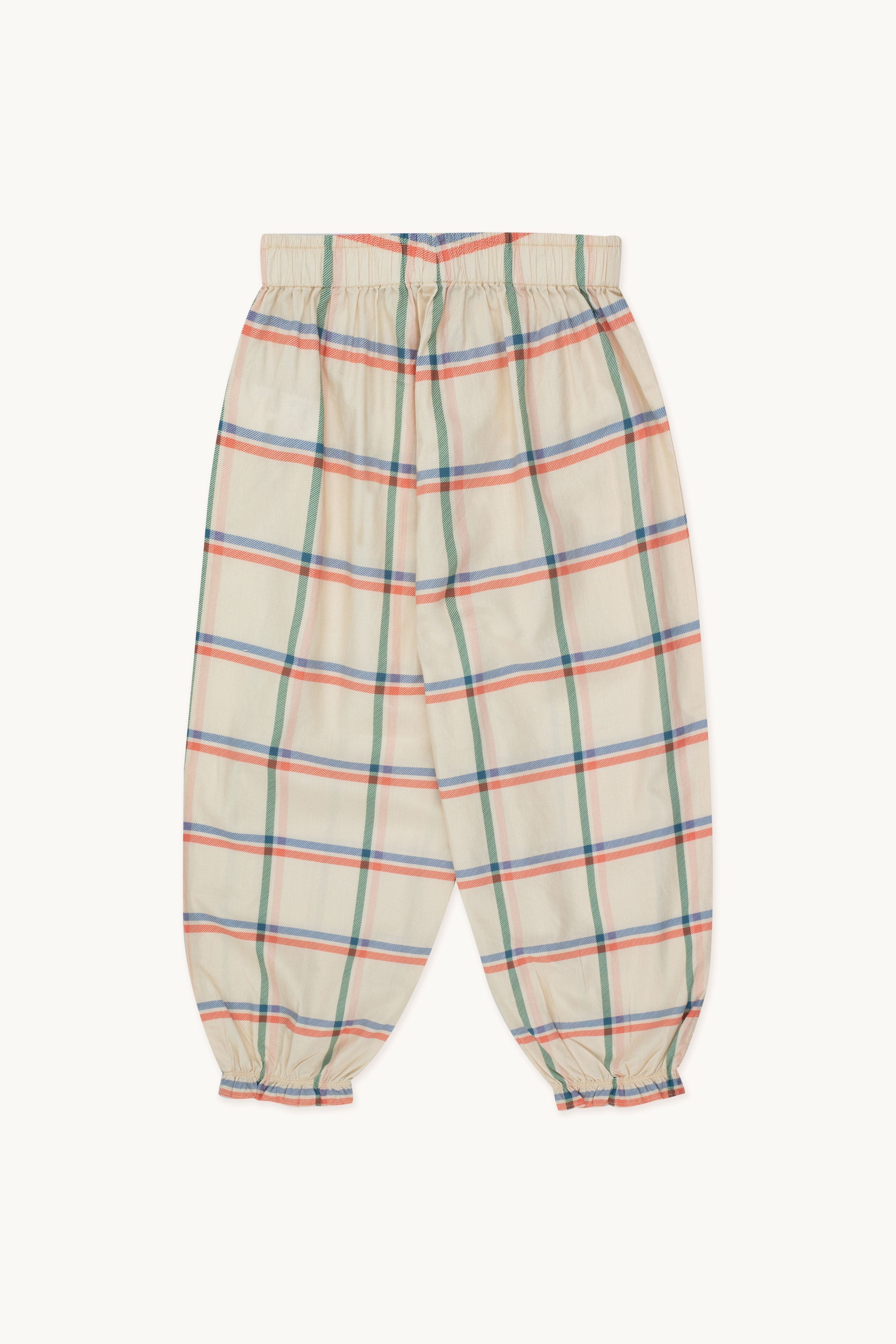 CHECK FRILL PANT