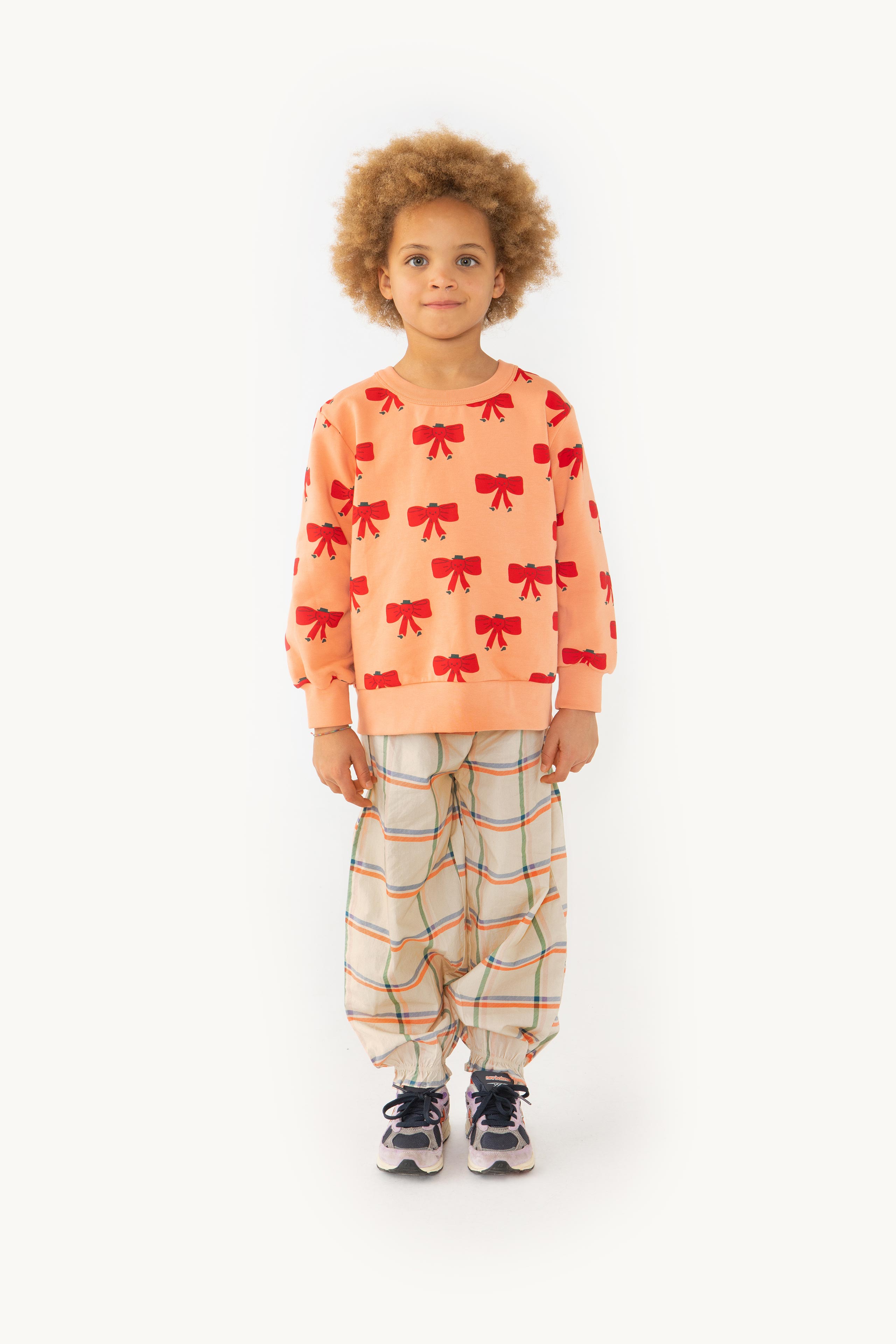 CHECK FRILL PANT