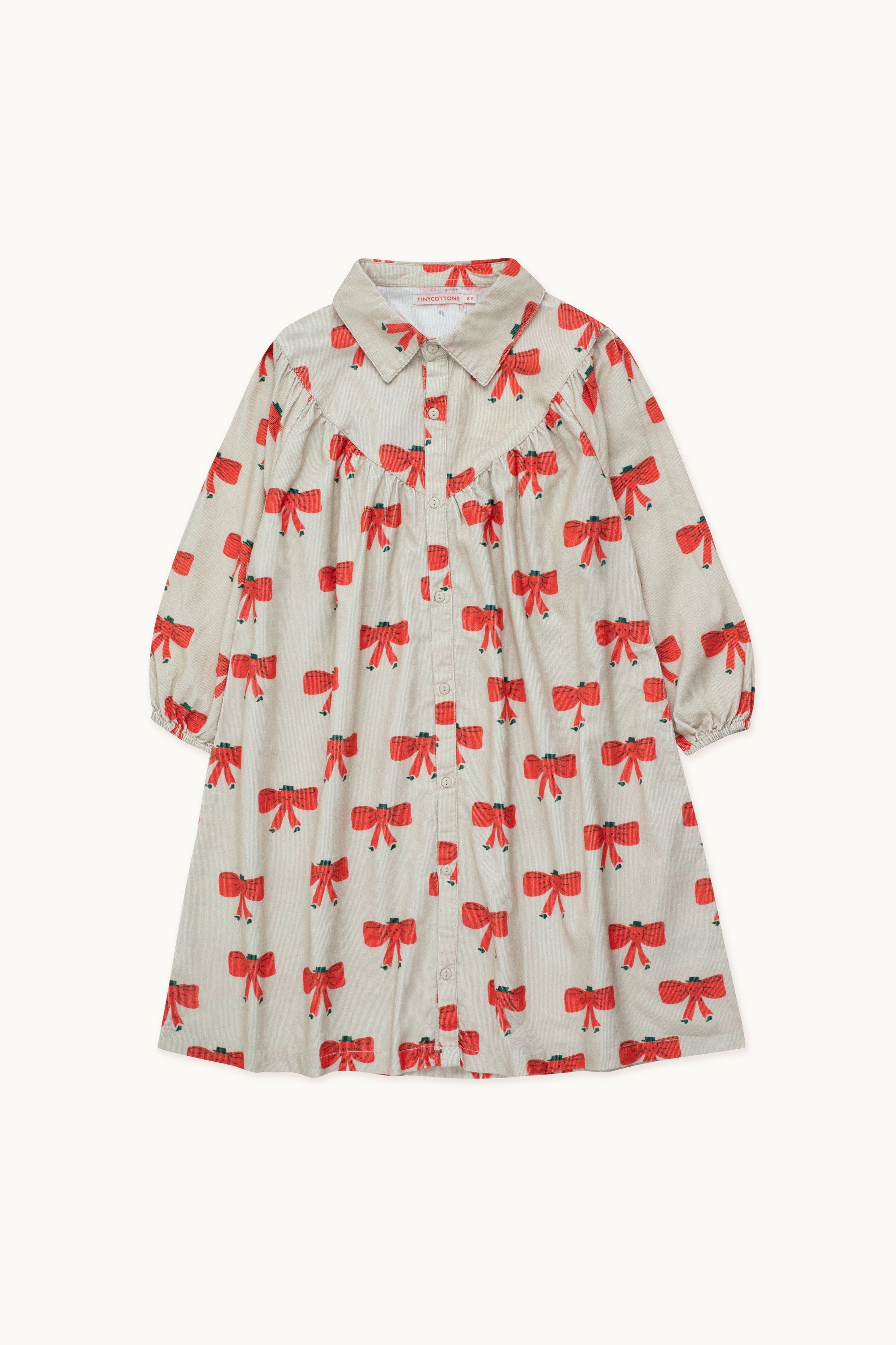 TINY BOW LONG DRESS