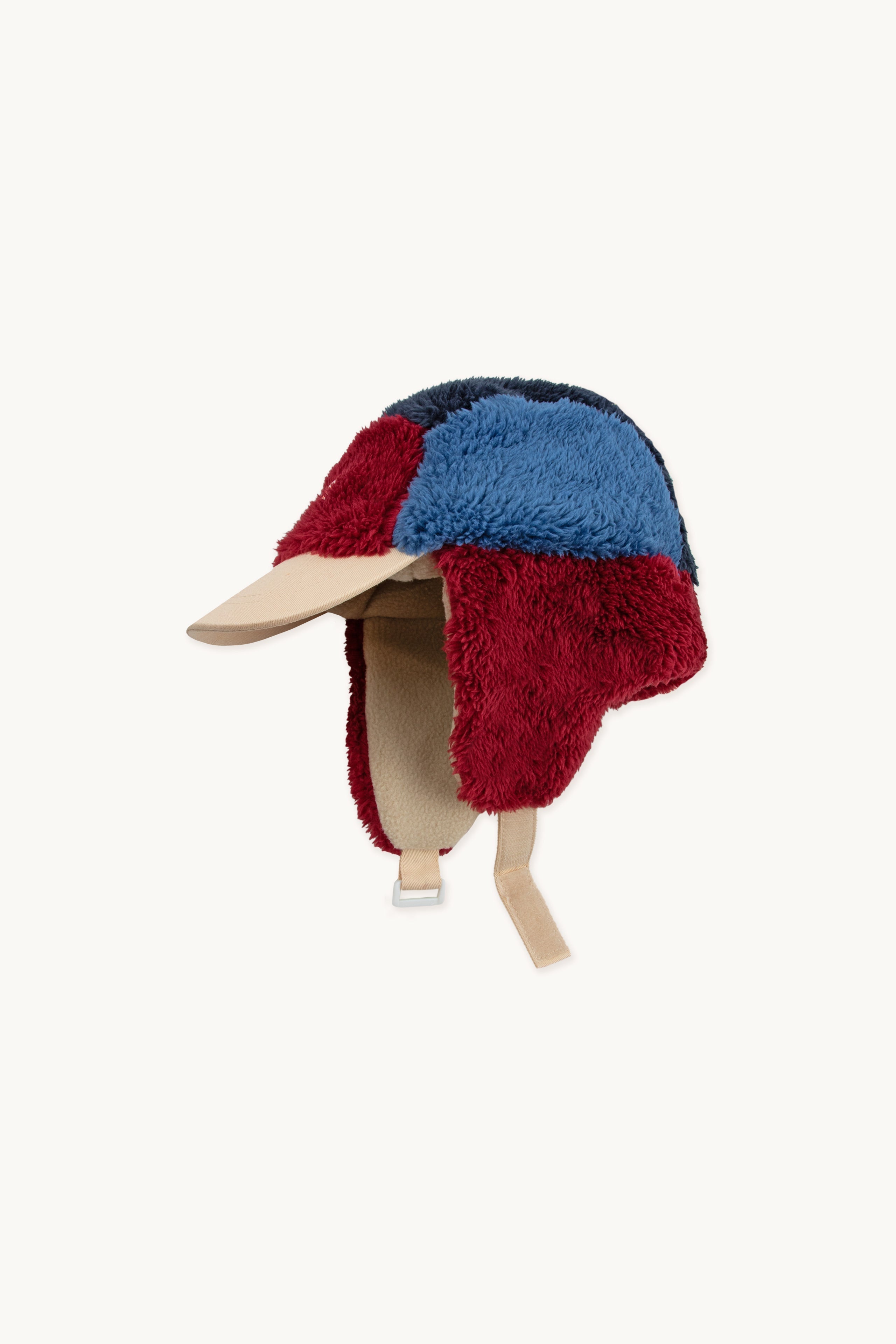 COLOR BLOCK POLAR SHERPA CAP