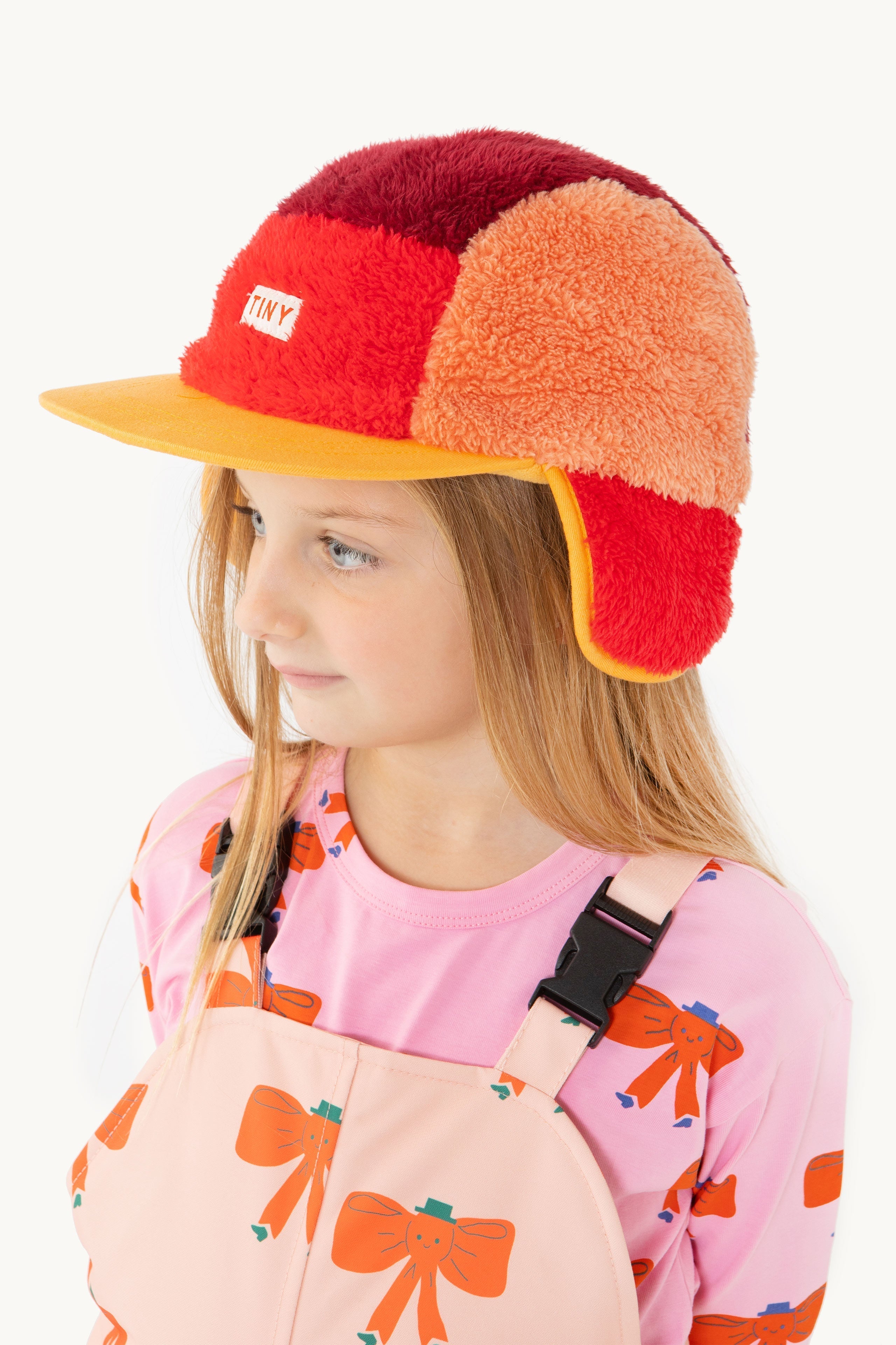 COLOR BLOCK POLAR SHERPA CAP