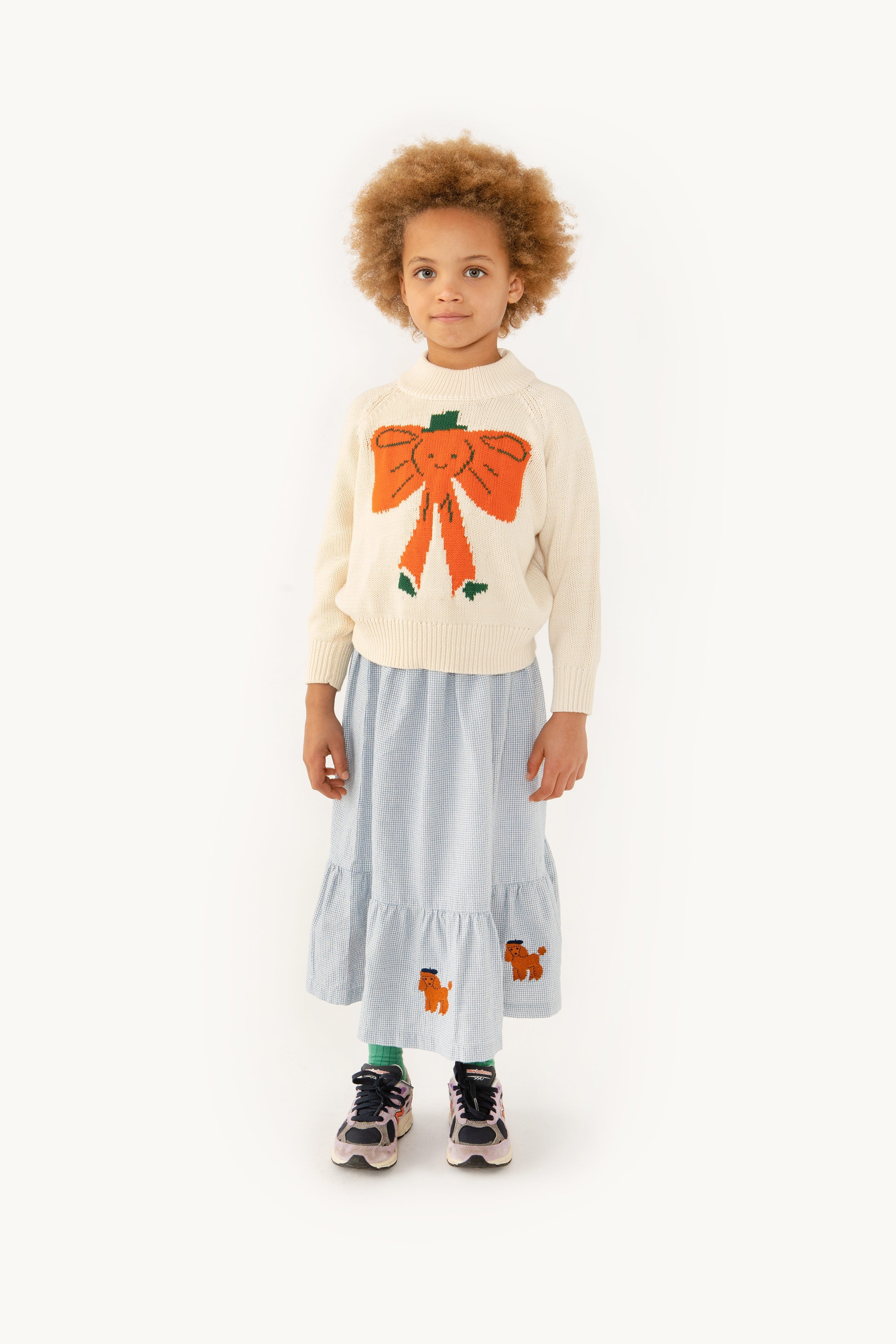BOW MOCKNECK SWEATER