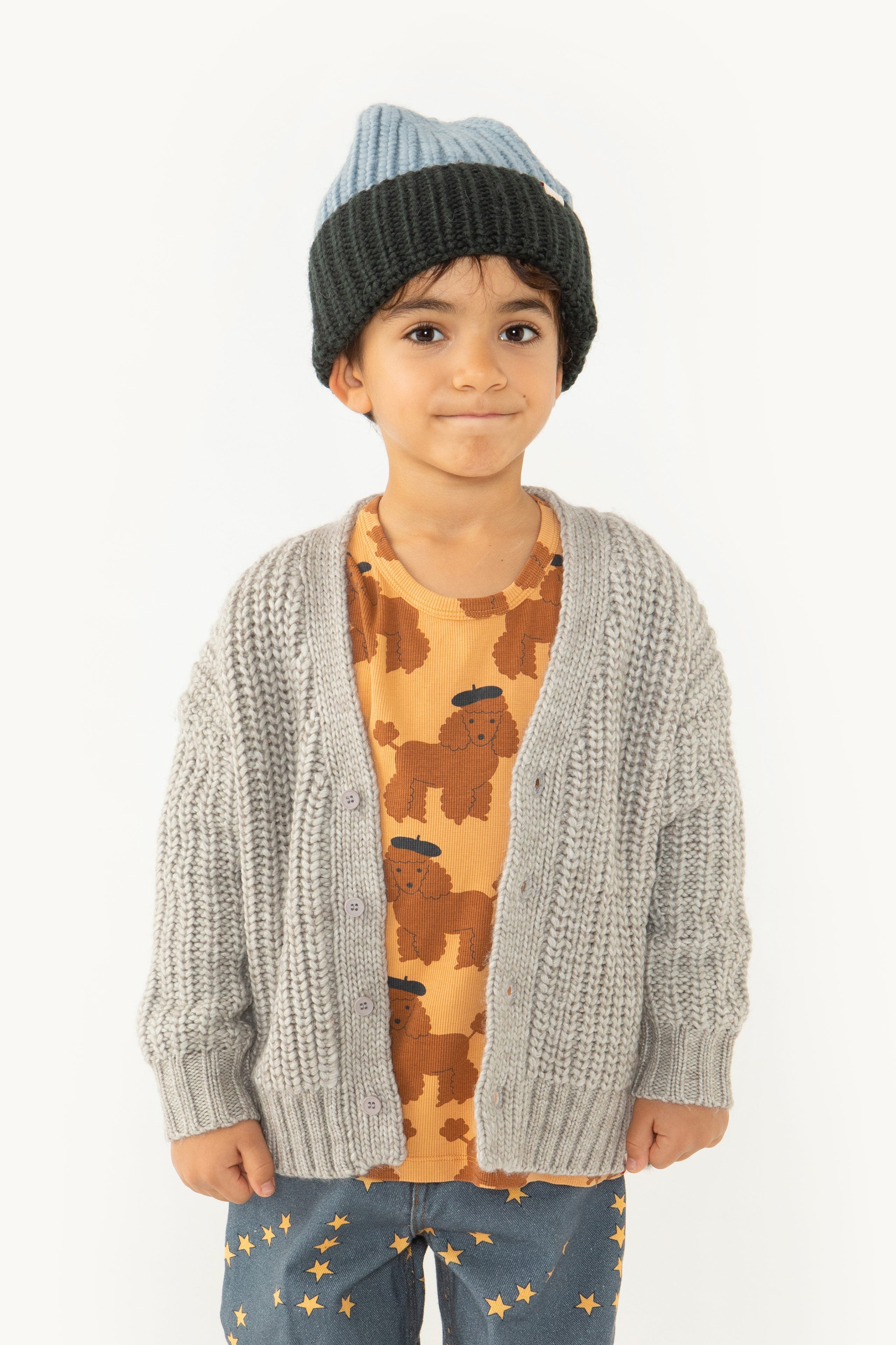 SOLID CARDIGAN
