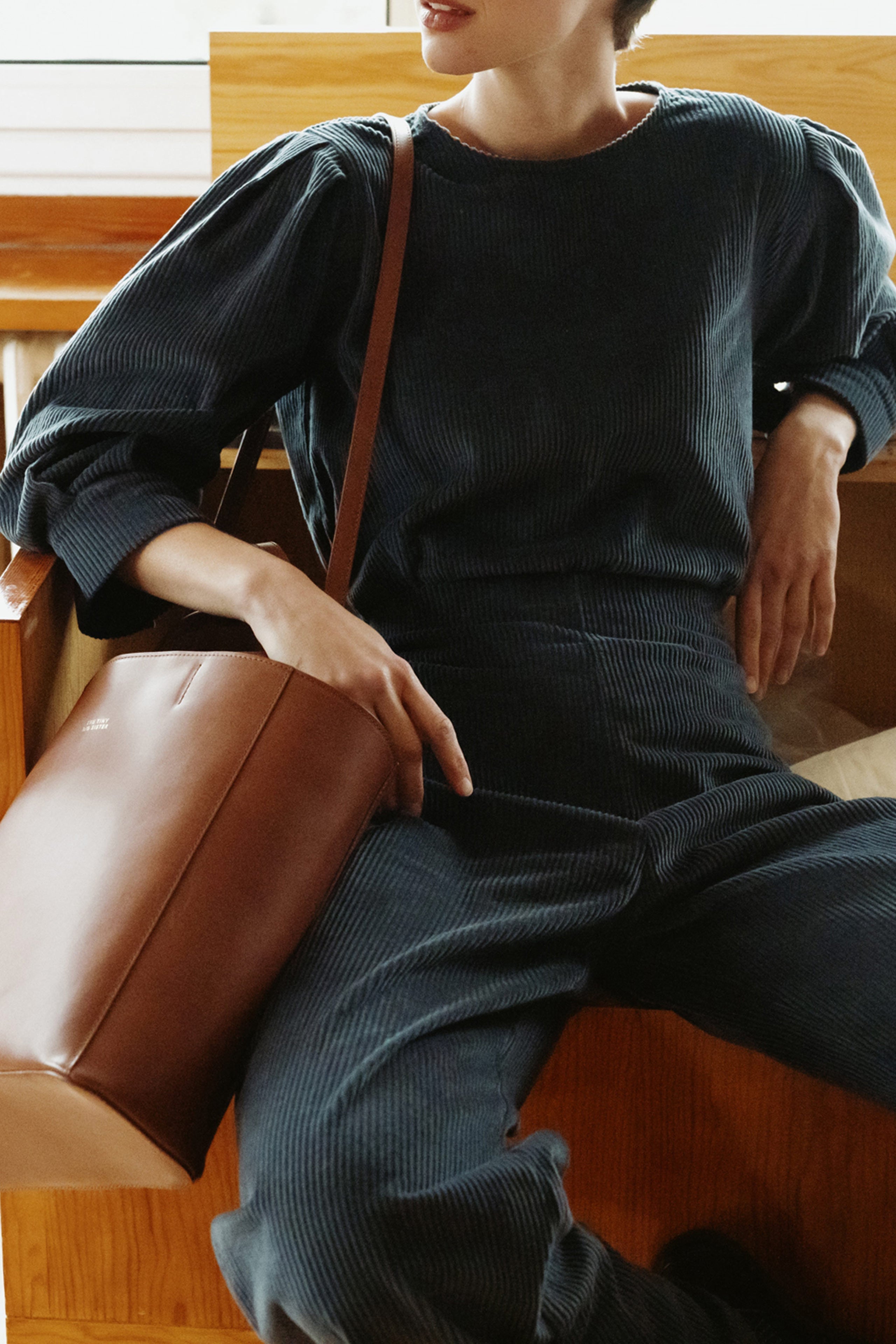 CORDUROY BLOUSE