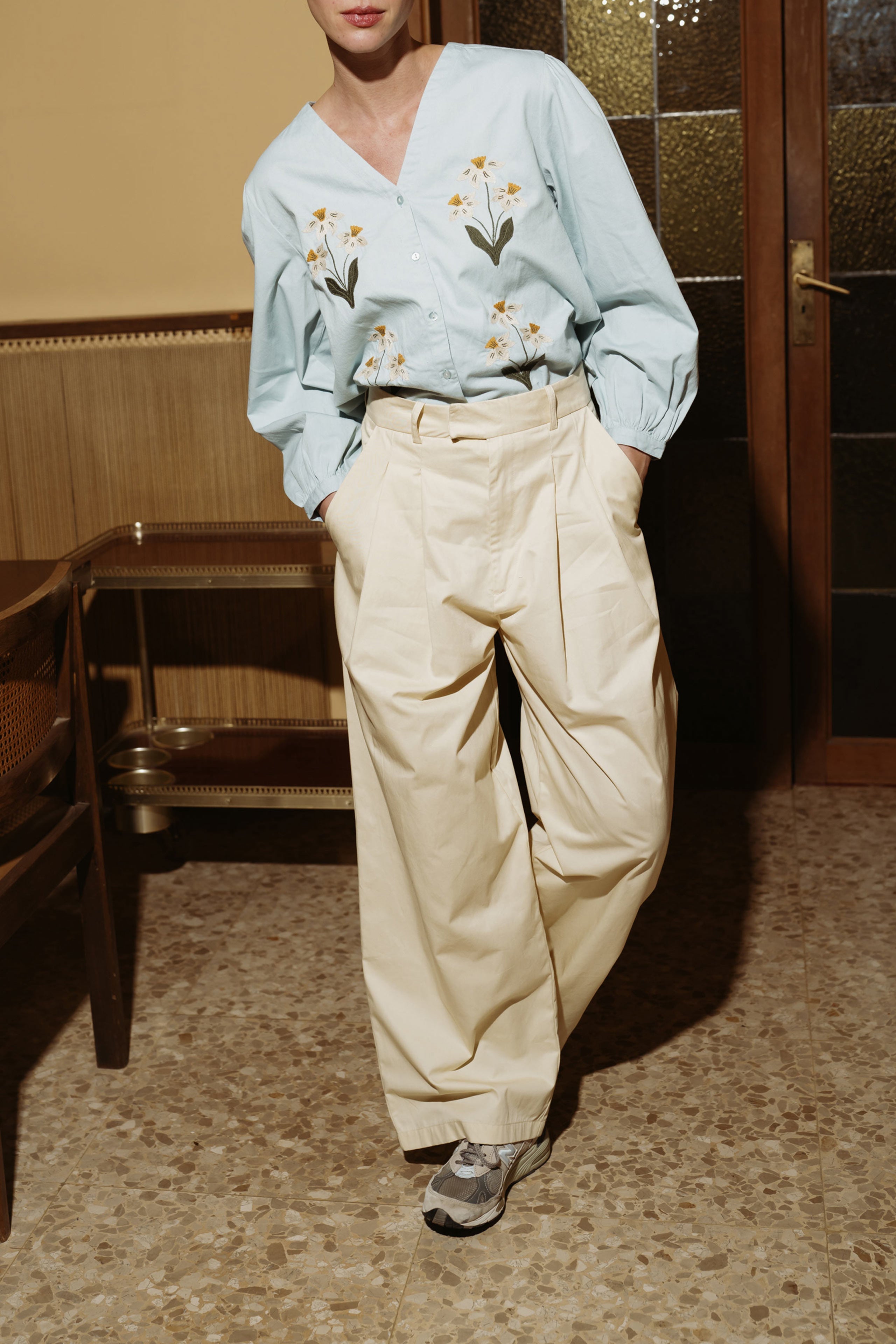 PANTALÓN PLISADO