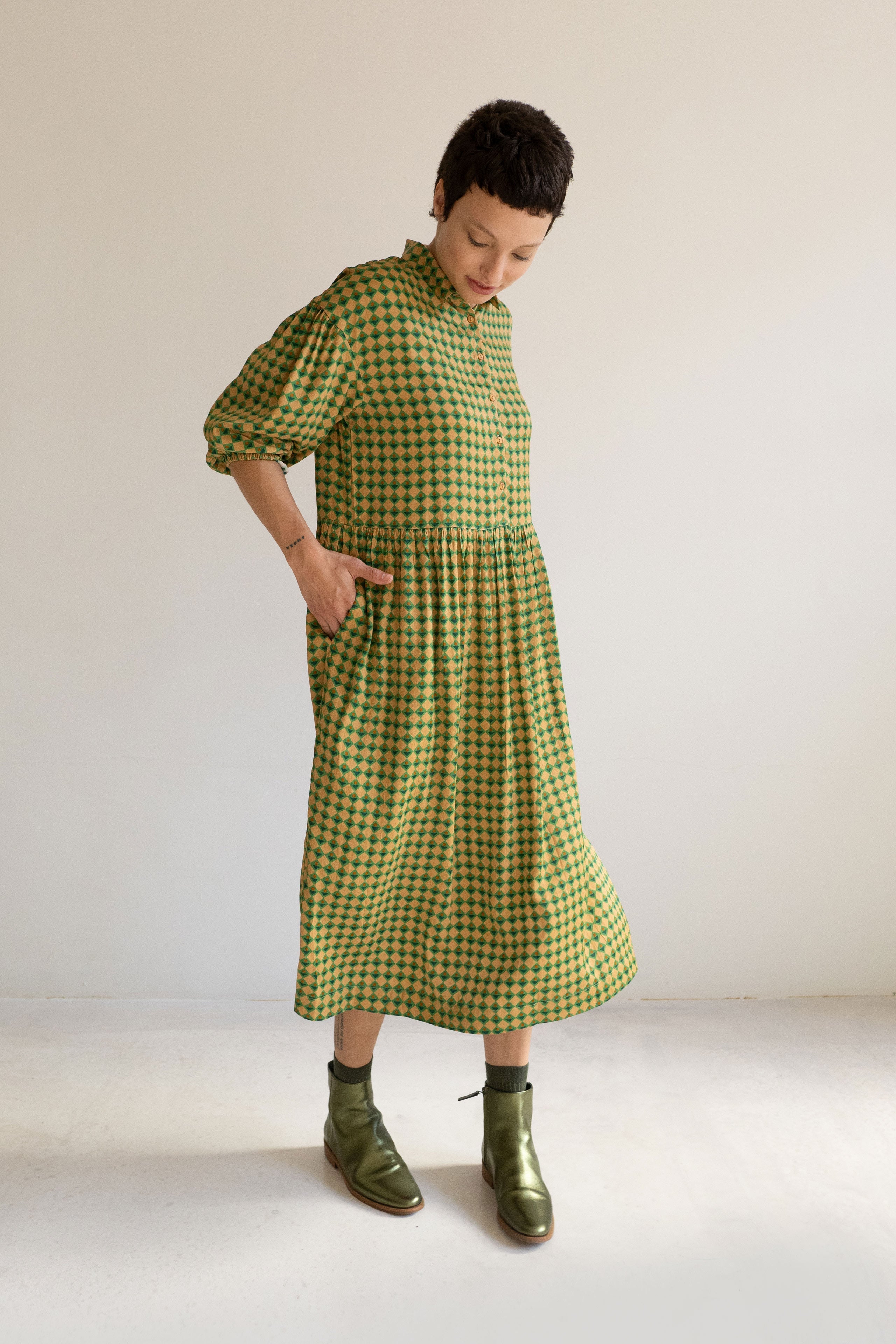 GEOMETRIC VESTIDO