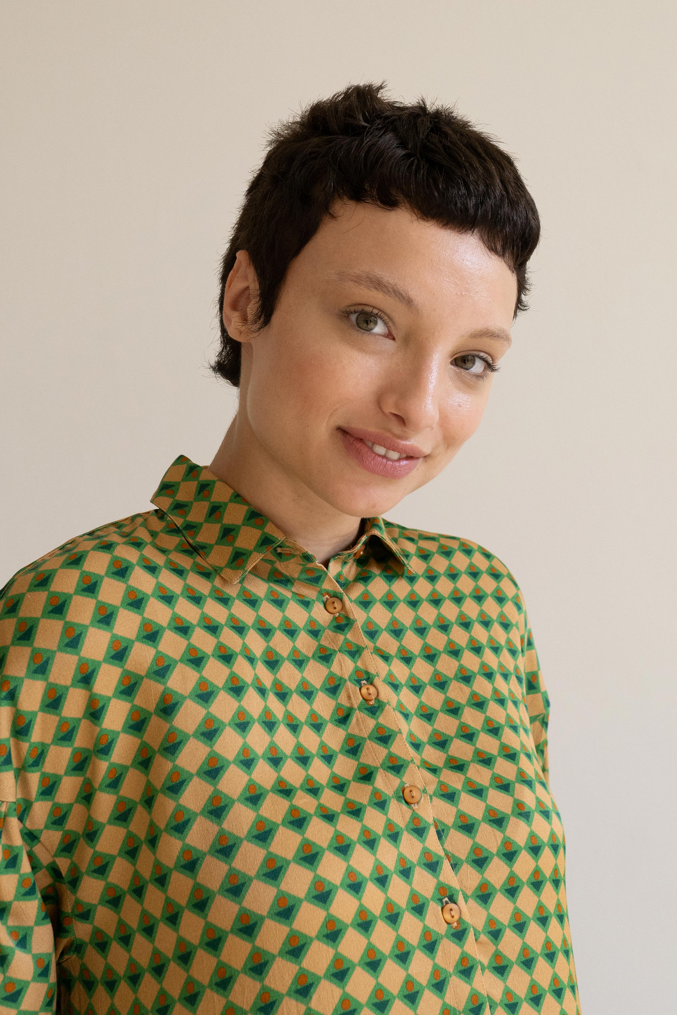 GEOMETRIC VESTIDO