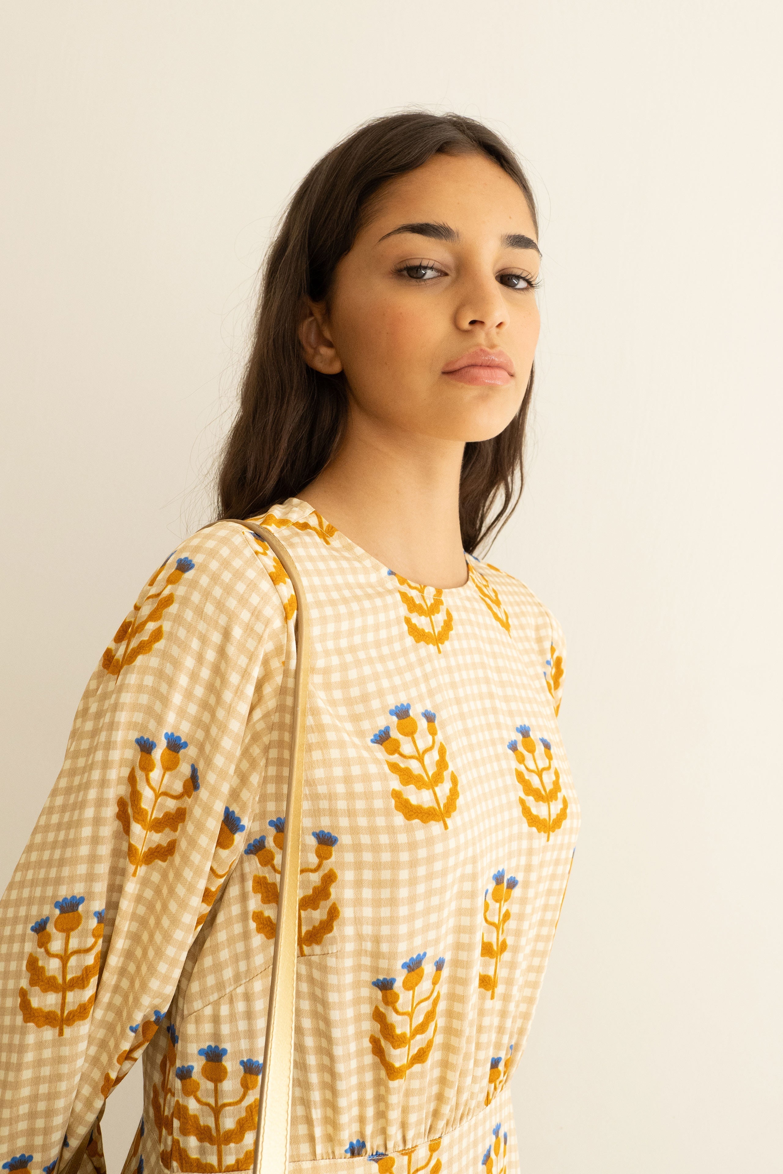 CORNFLOWERS MIDI DRESS