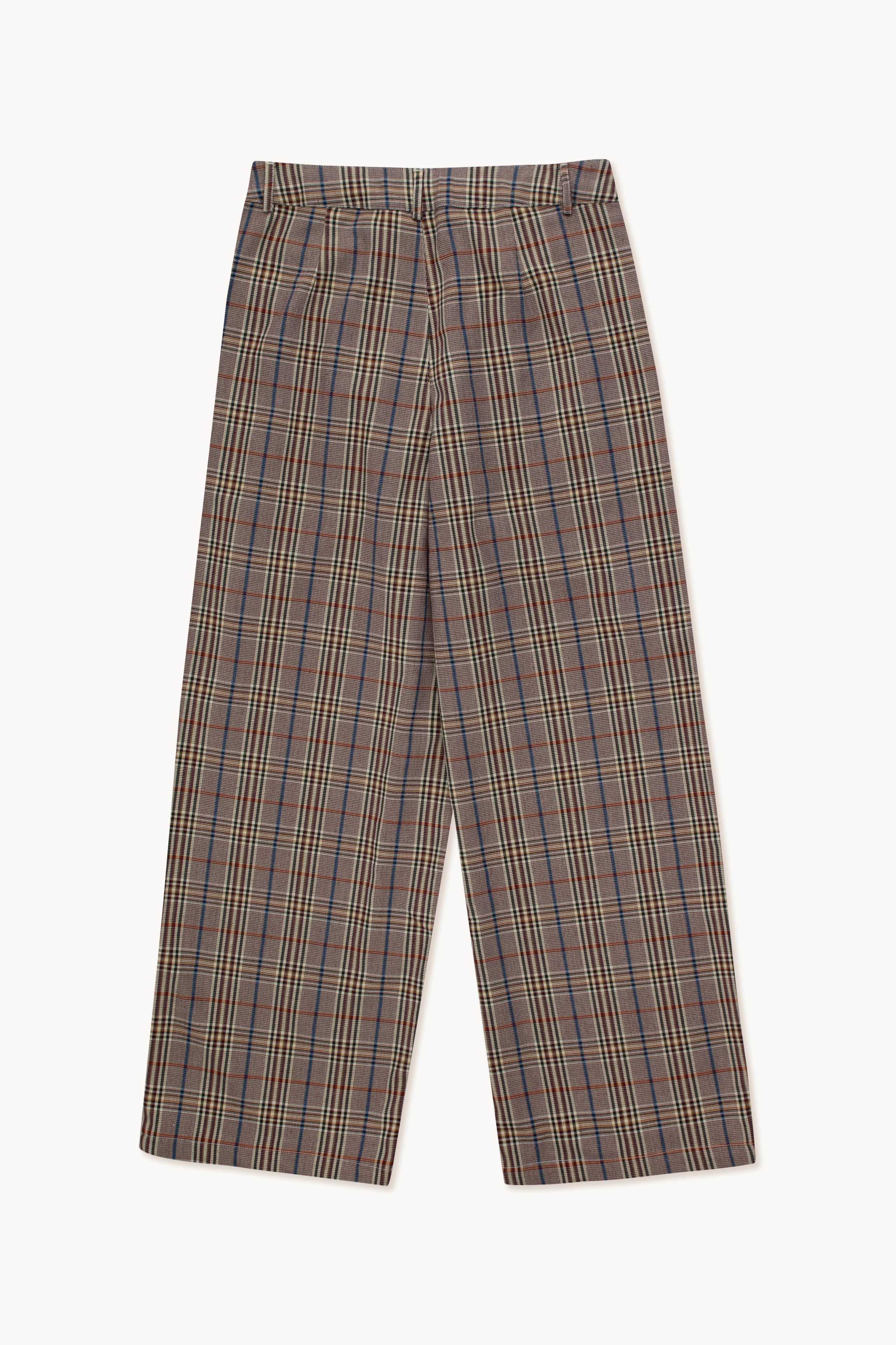 PLISADO CHECK PANTALONES