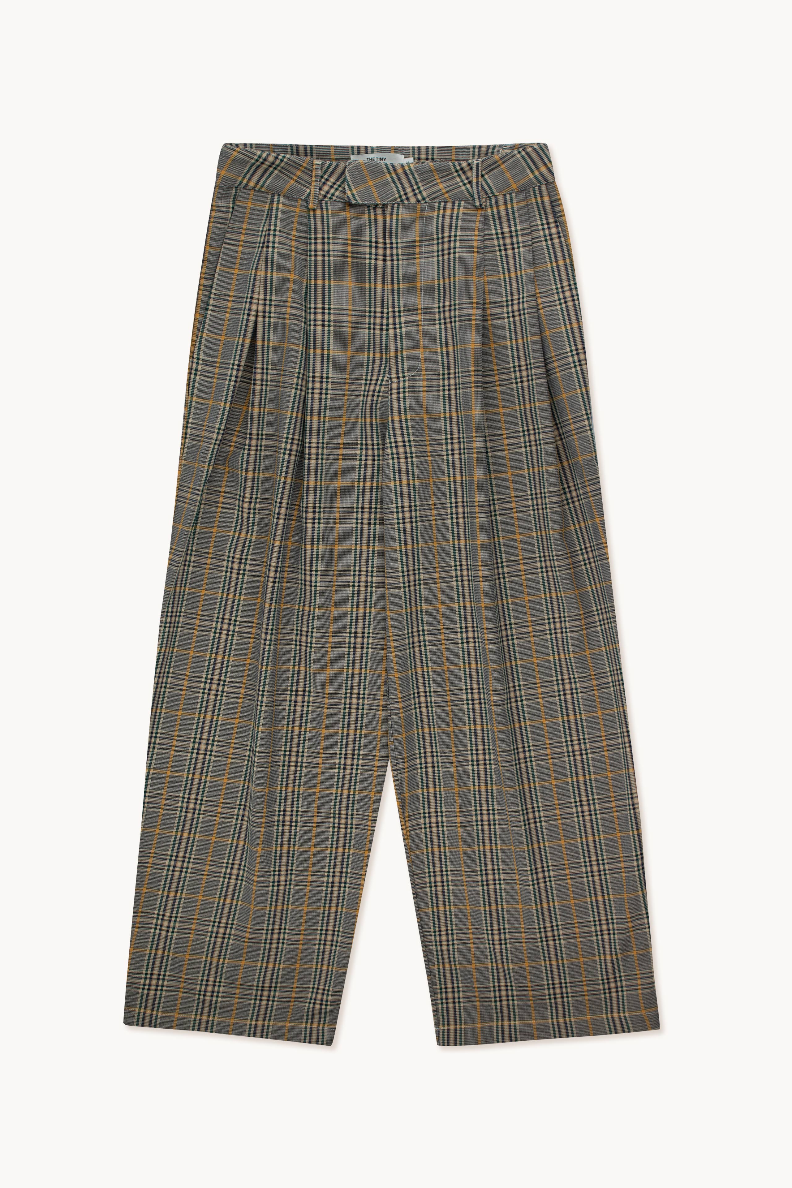 PLISADO CHECK PANTALONES