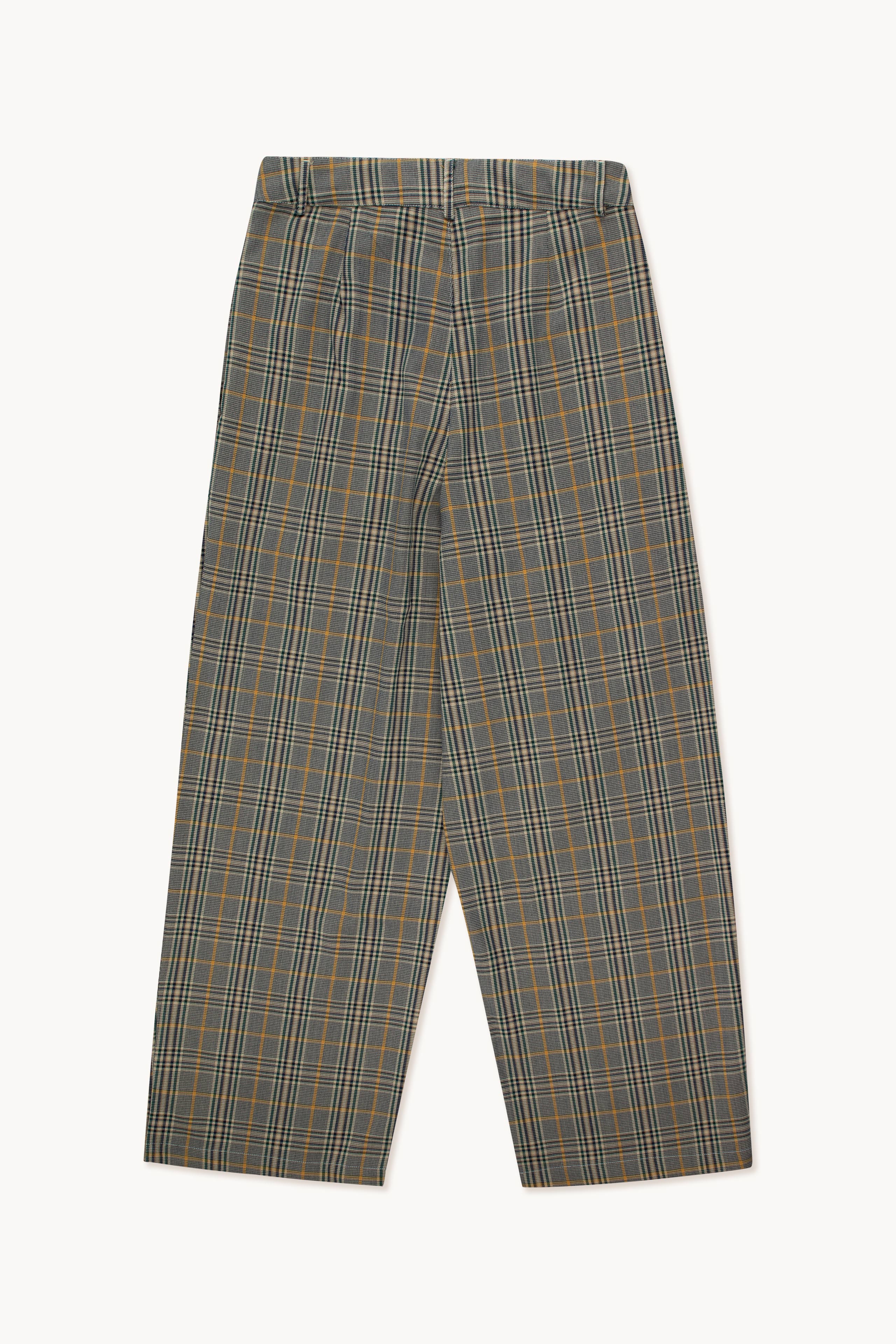 PLISADO CHECK PANTALONES