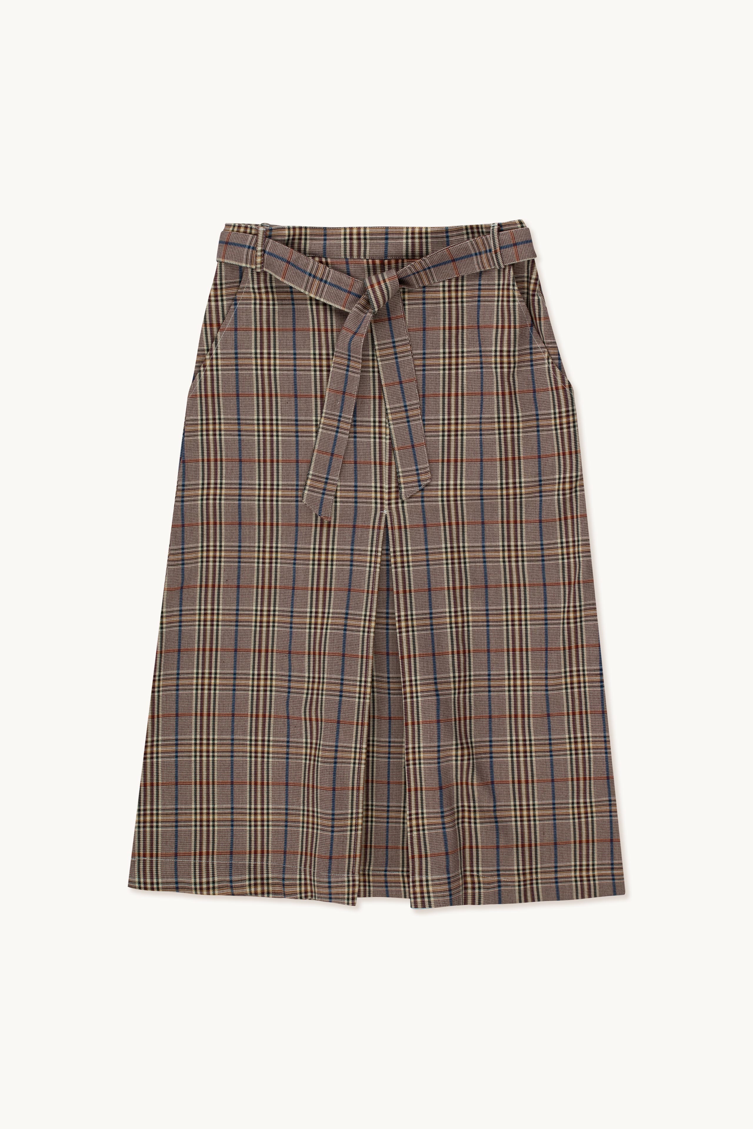 CHECK FALDA MIDI
