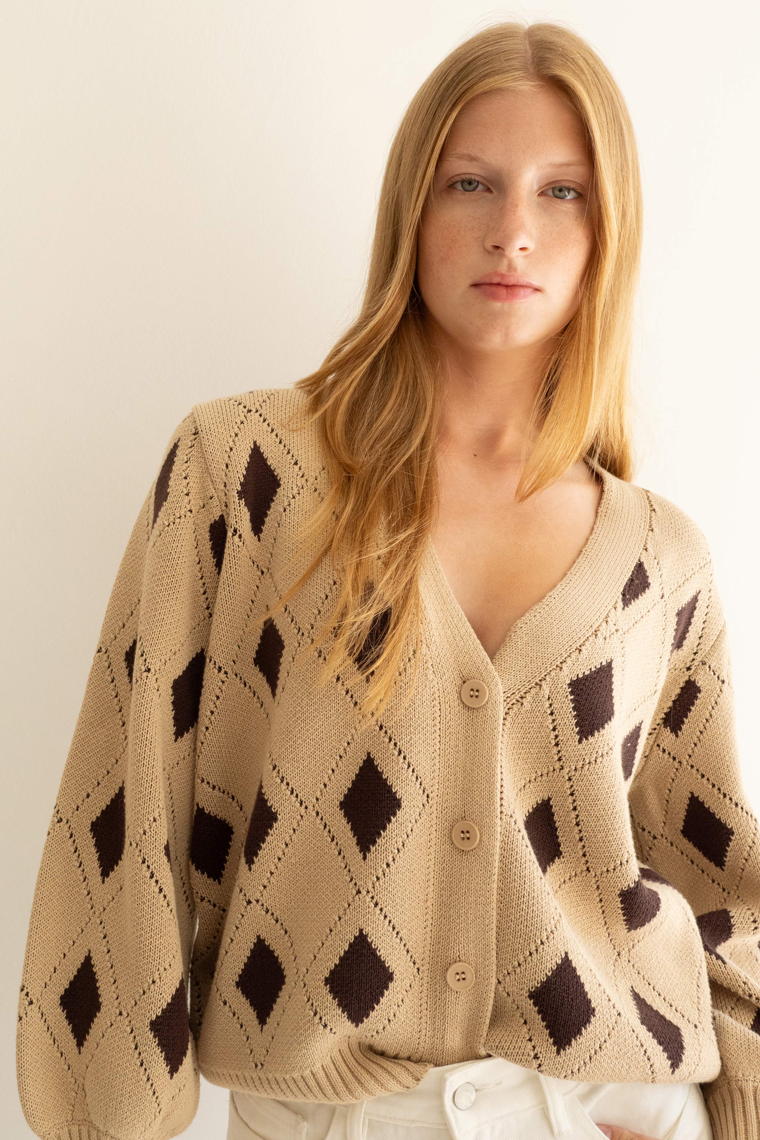 NORA BICOLOR CARDIGAN