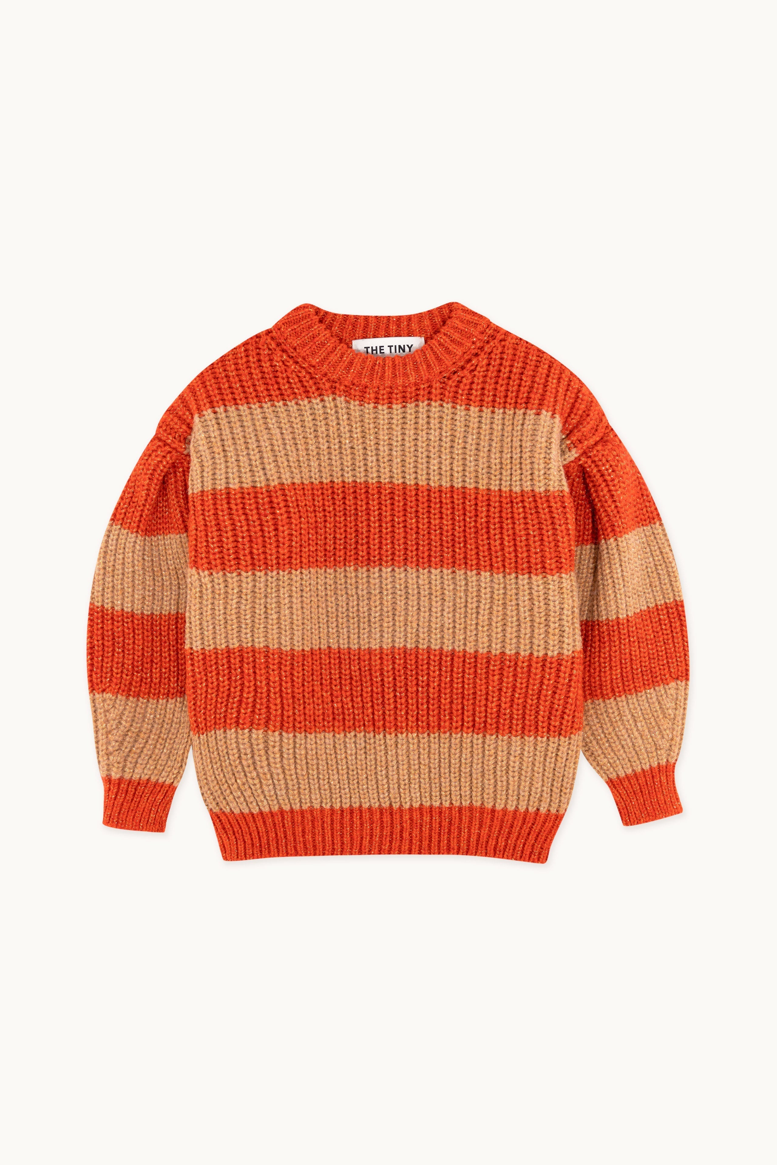ALINA SHINY STRIPED SWEATER
