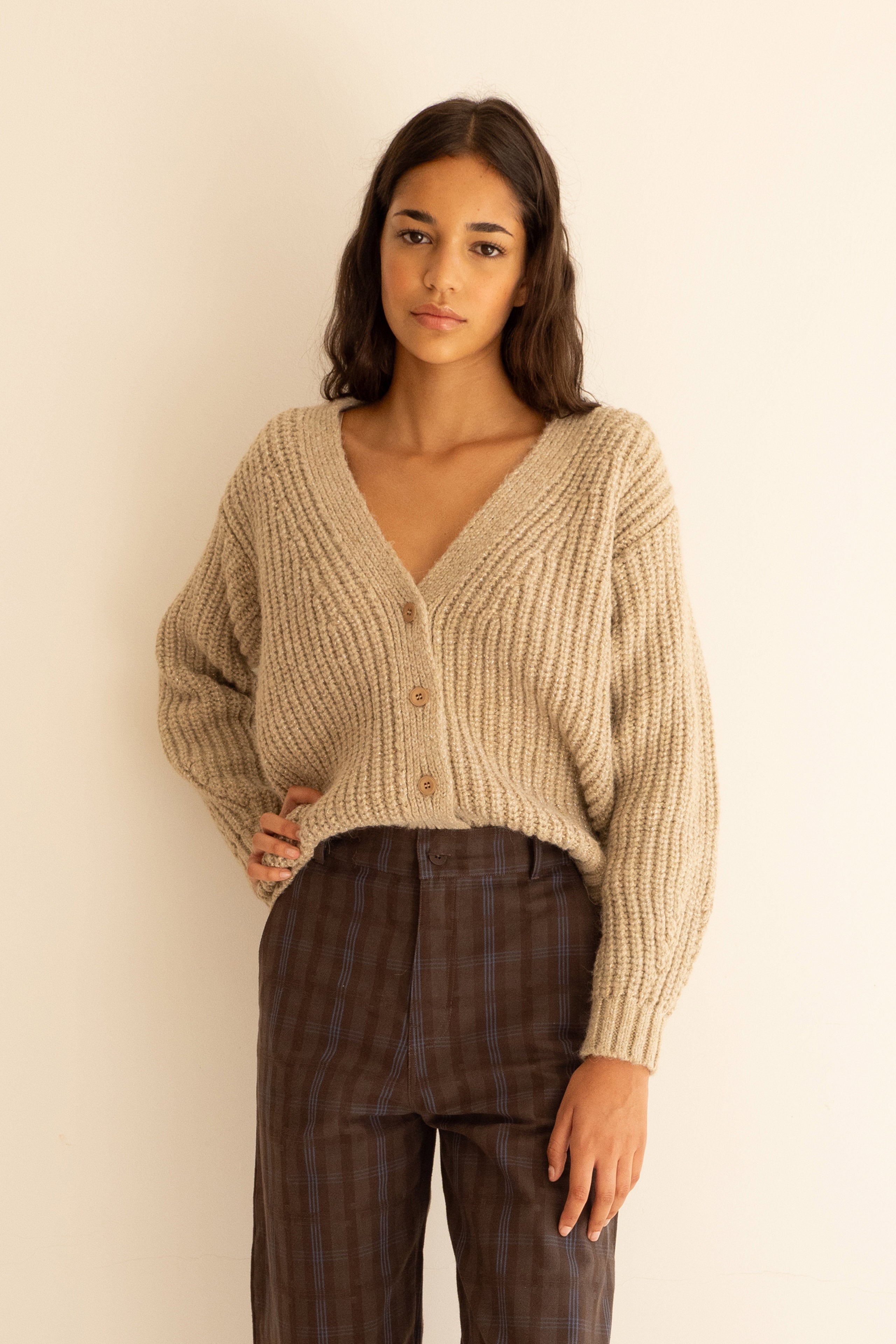 NORA LUREX CARDIGAN