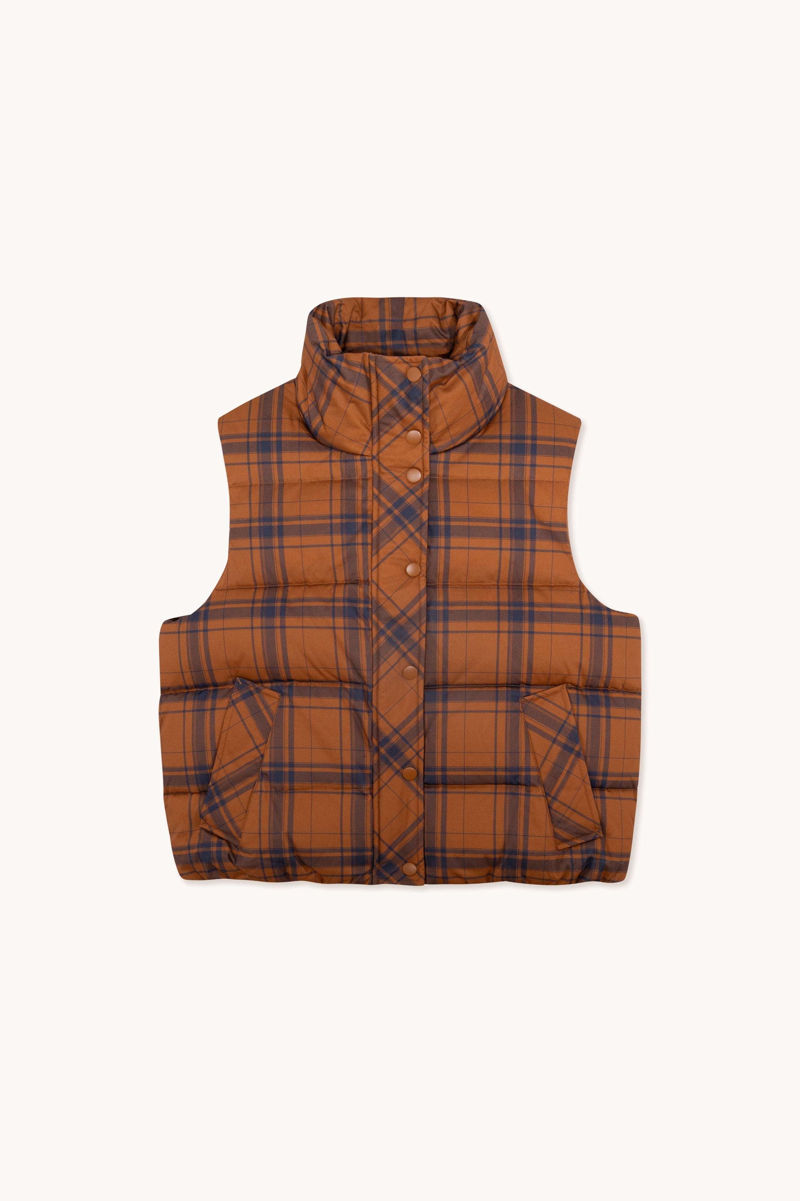 CHECK DOWN VEST