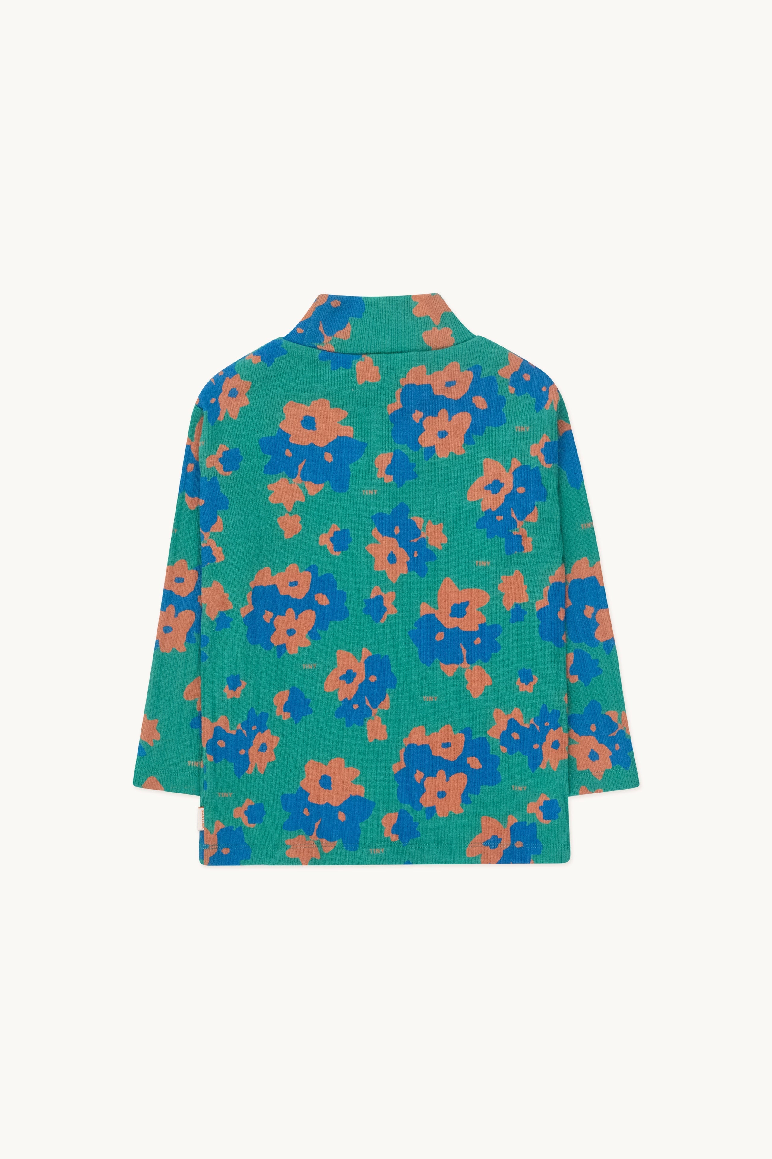 FLOWERS MOCKNECK