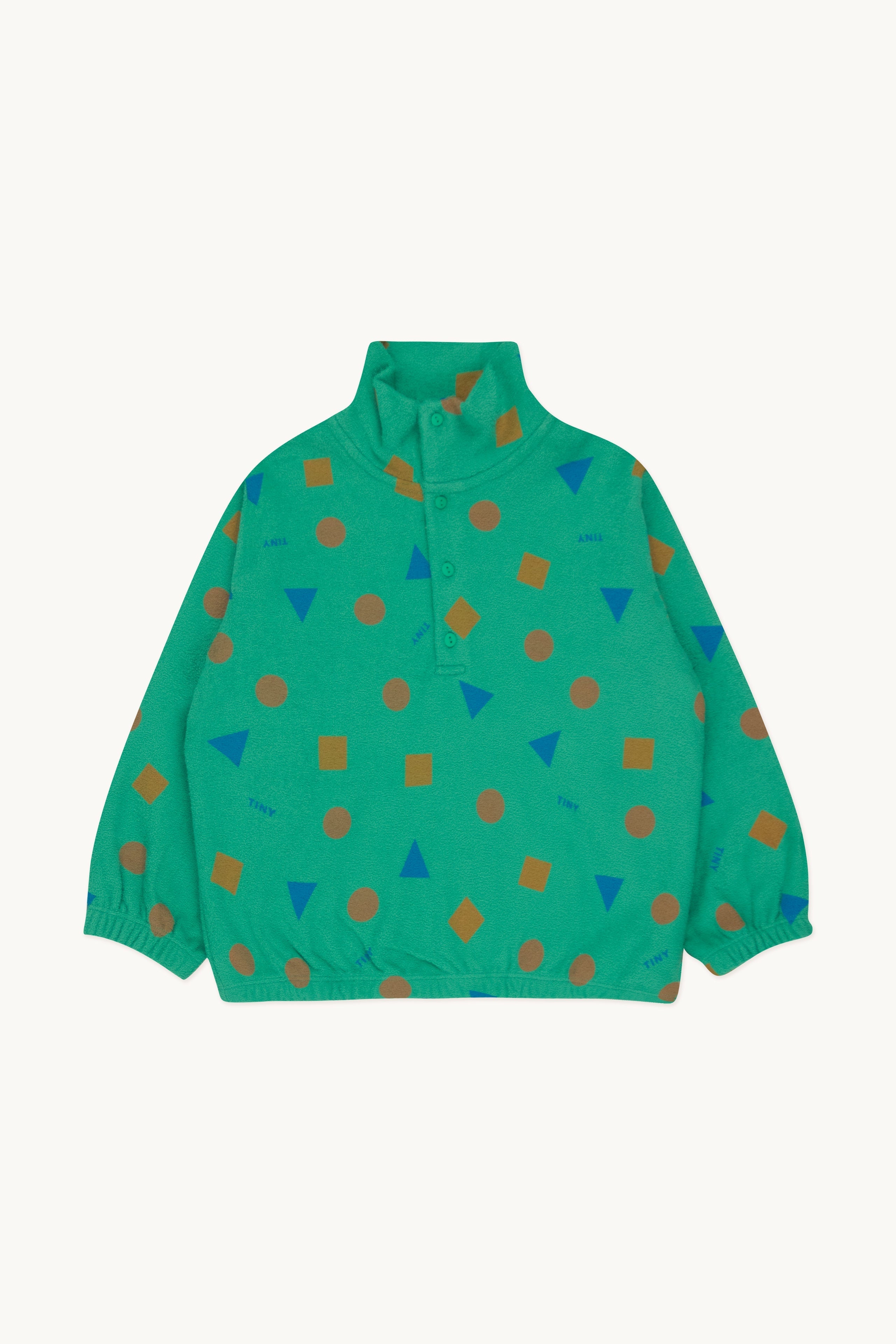 GEOMETRIC SUDADERA CUELLO ALTO