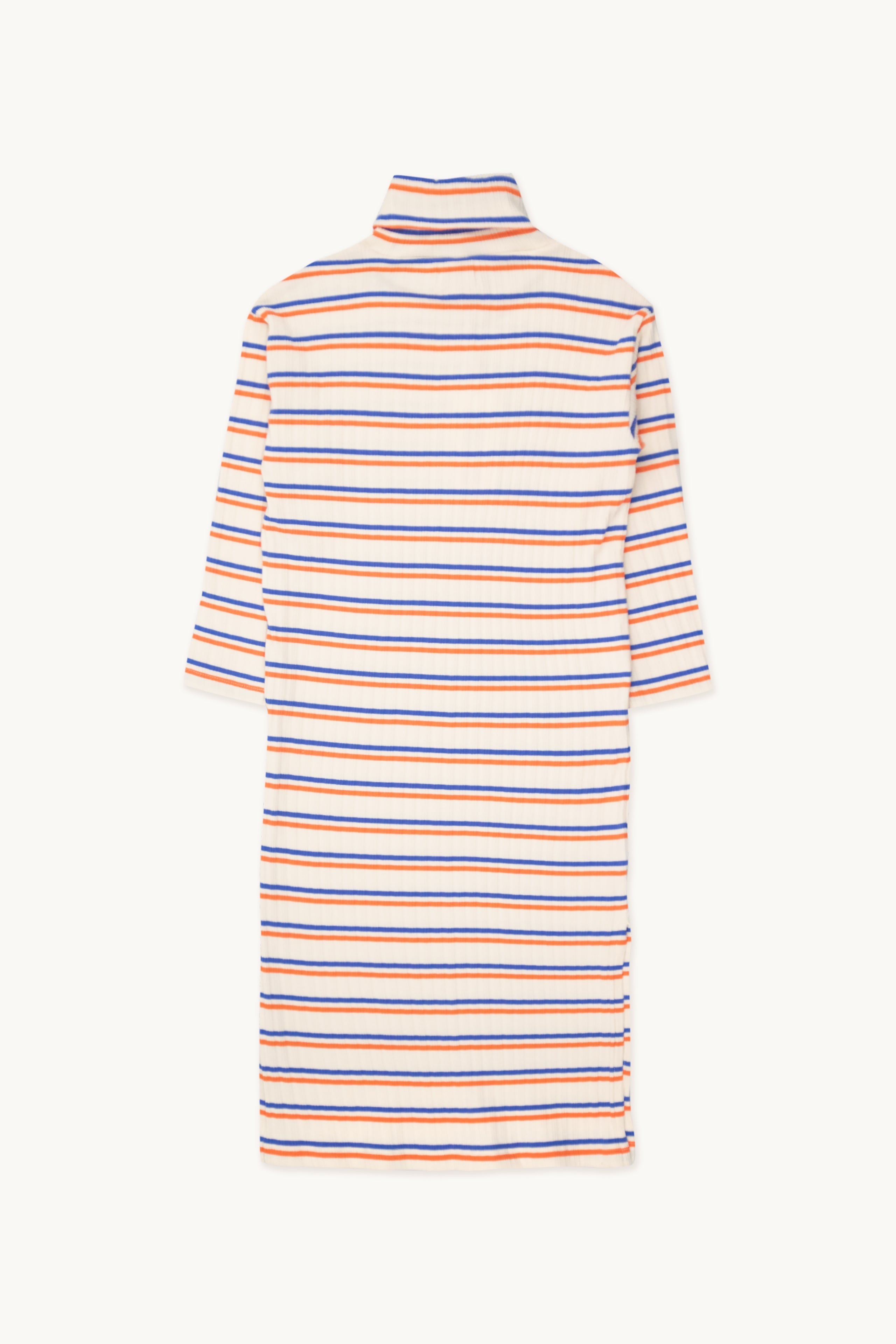 STRIPES MOCKNECK-KLEID
