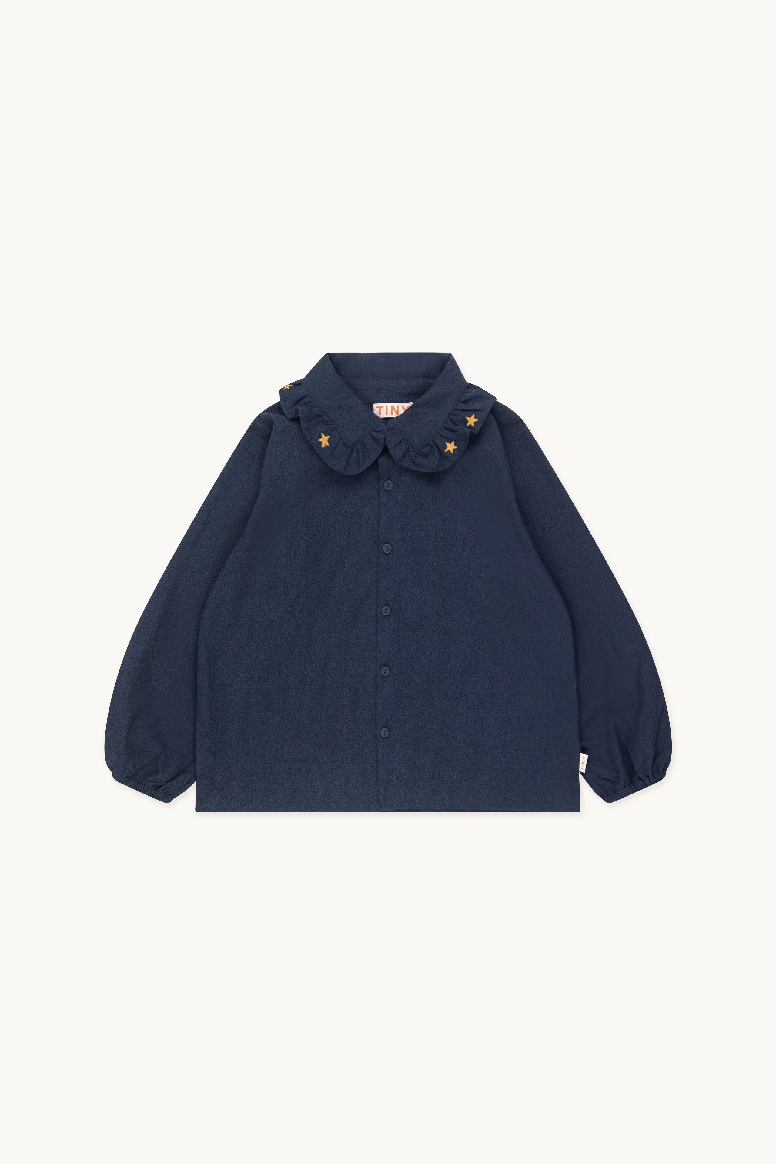 STARS FRILL COLLAR SHIRT