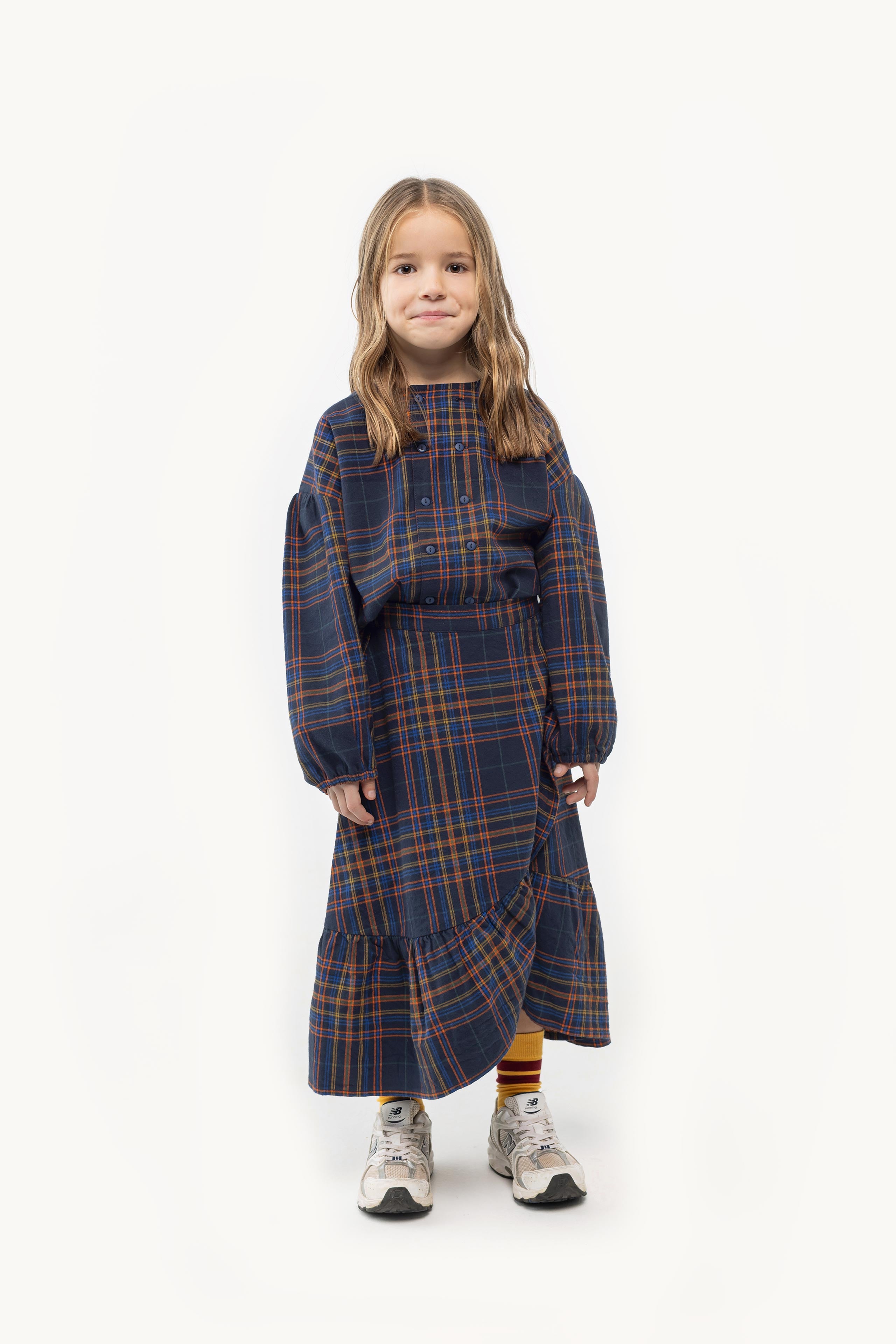 WRAP FLANNEL SKIRT