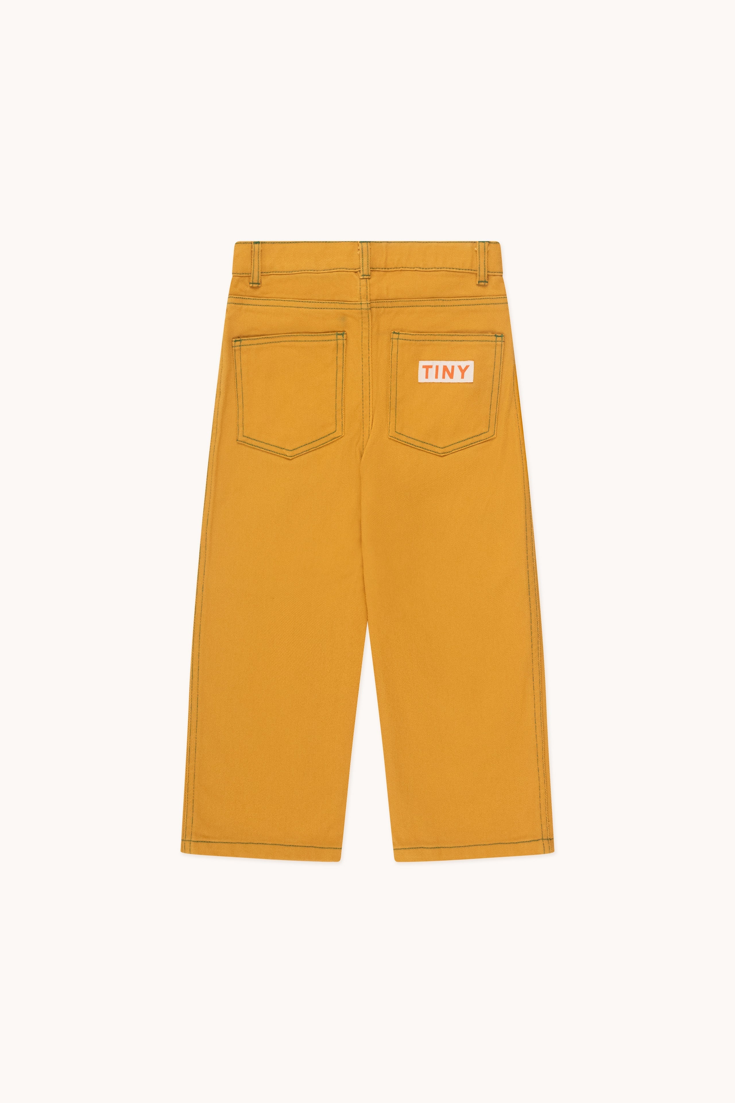 STRAIGHT CONTRAST JEANS