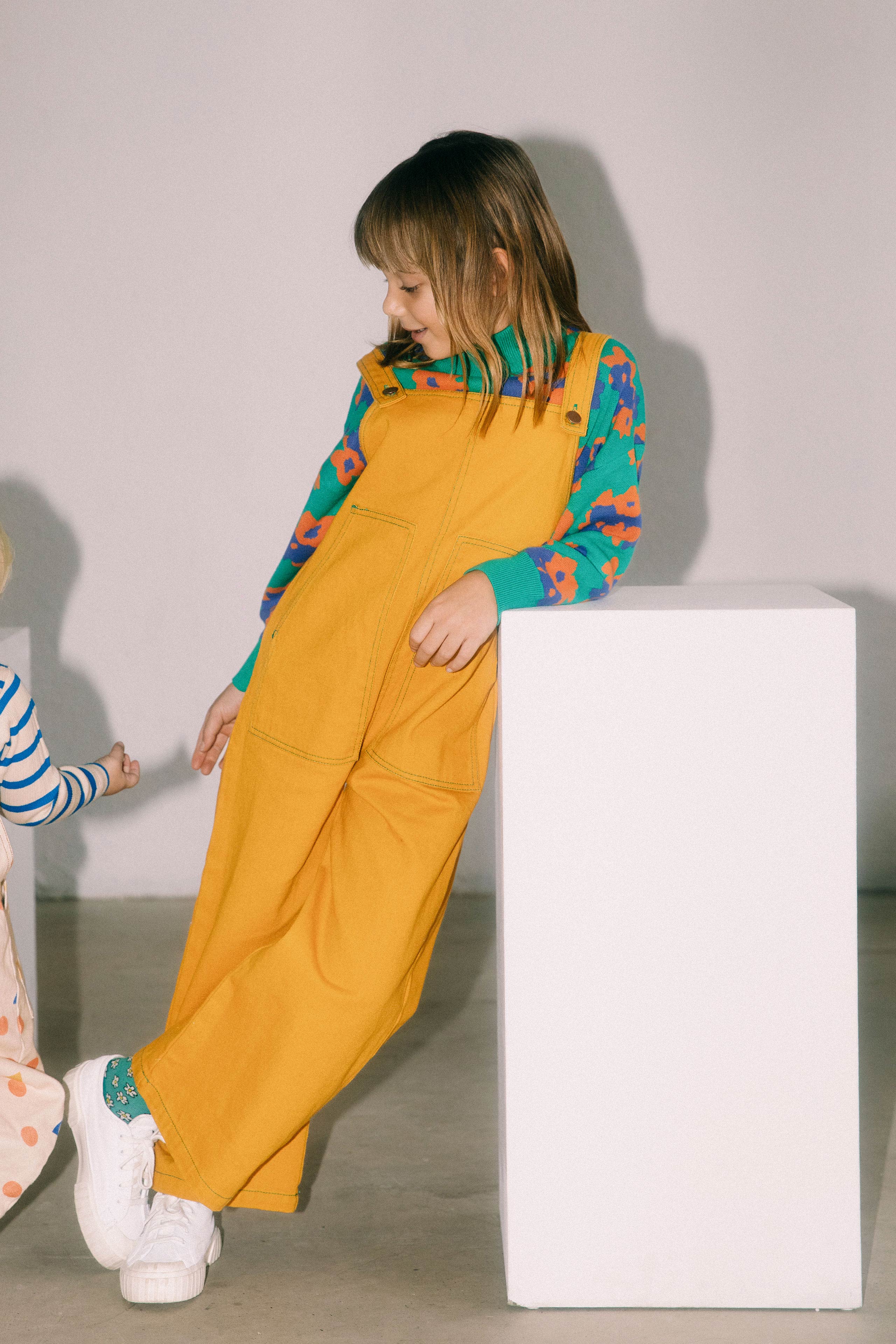 CONTRAST DUNGAREE