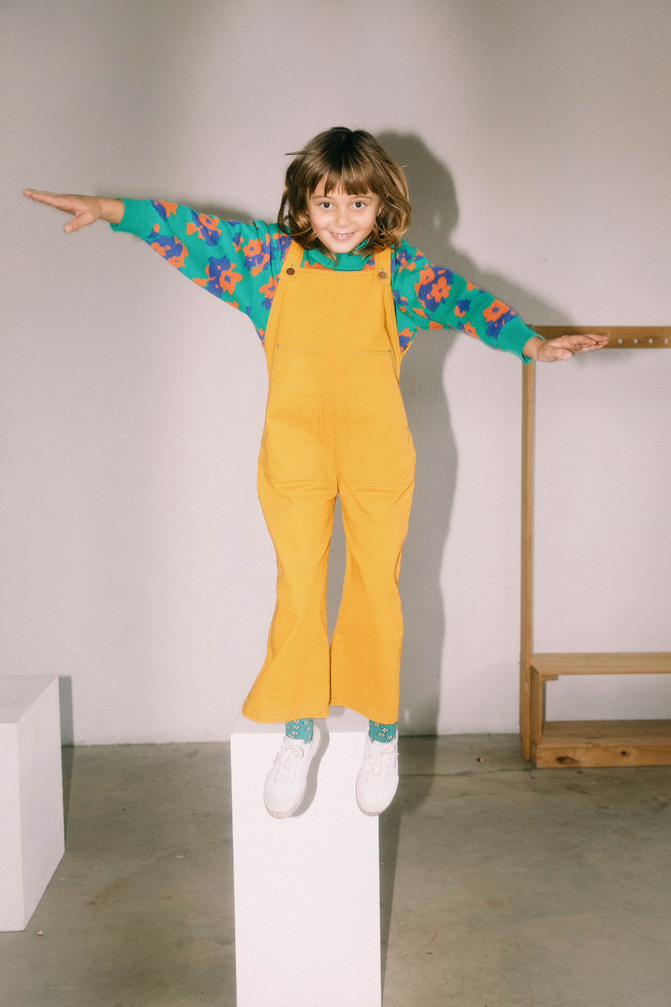 CONTRAST DUNGAREE