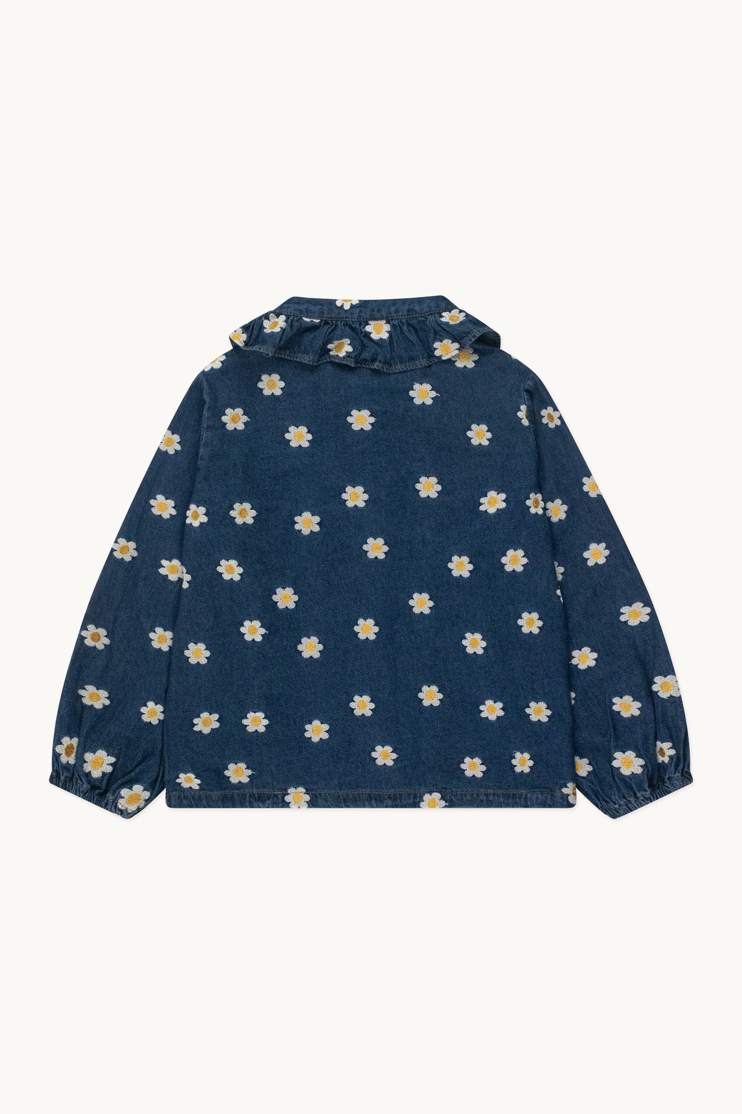 CAMISA DENIM CUELLO MARGARITAS