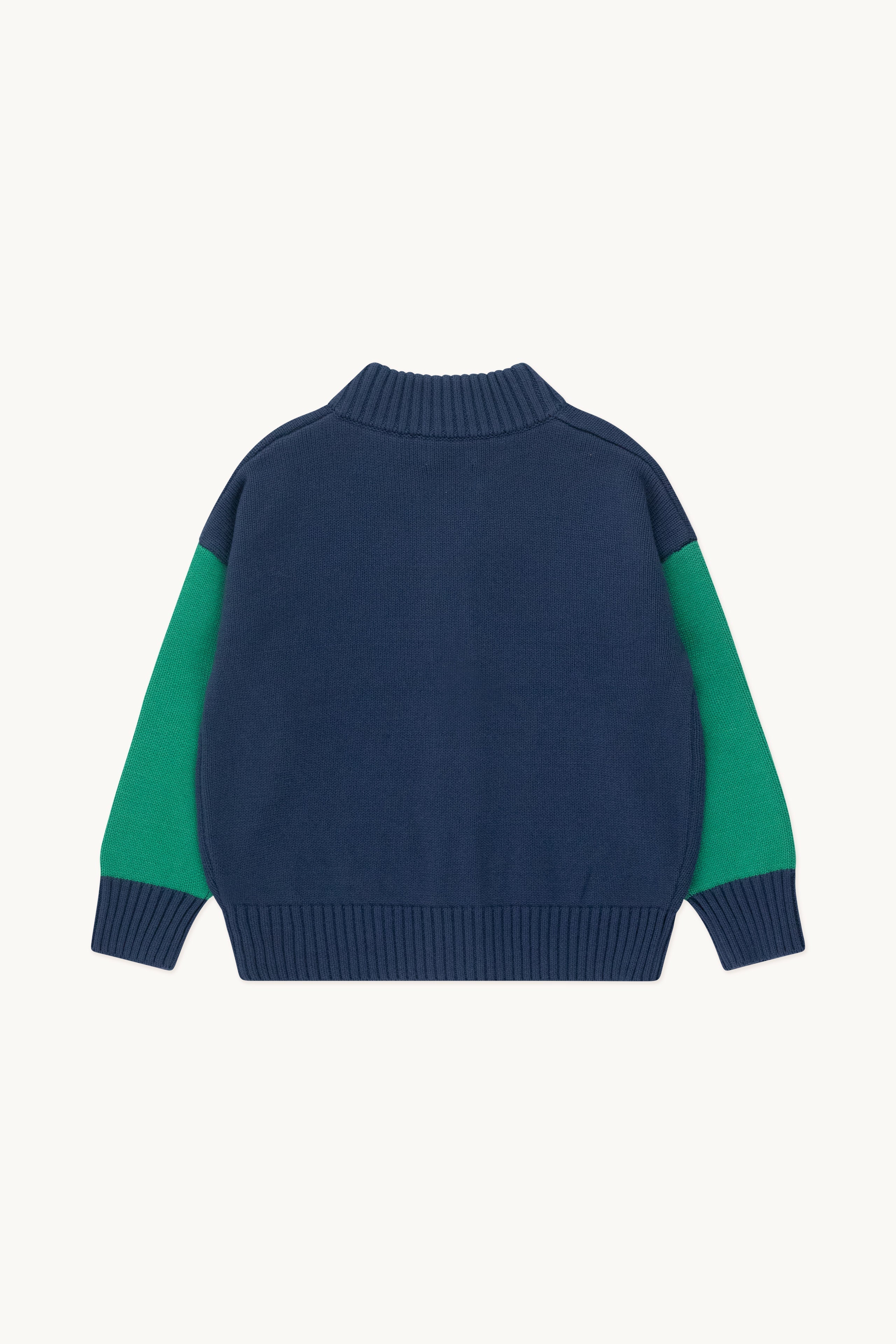 TINY MOCKNECK CARDIGAN