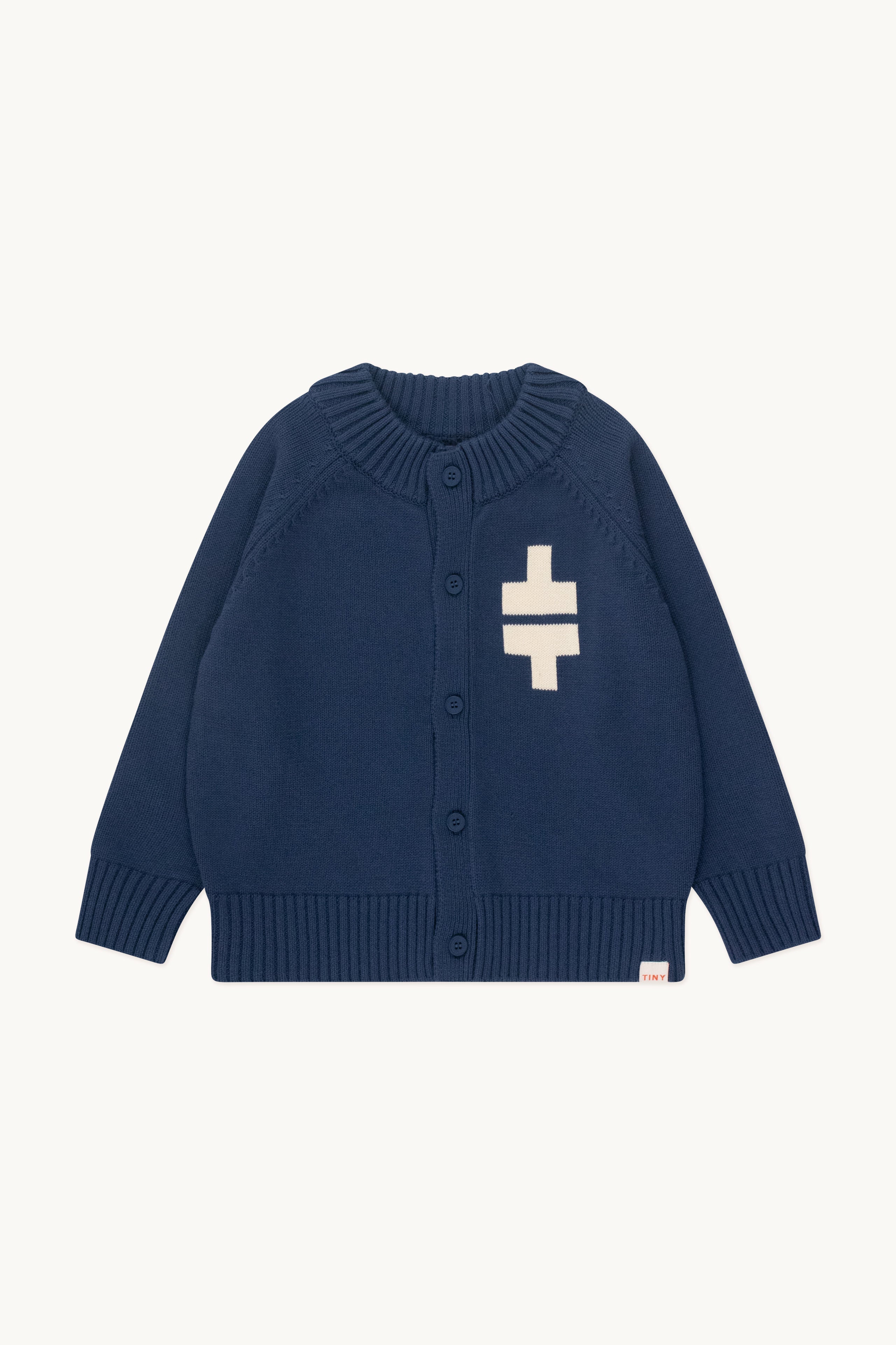RAGLAN MOCKNECK CARDIGAN