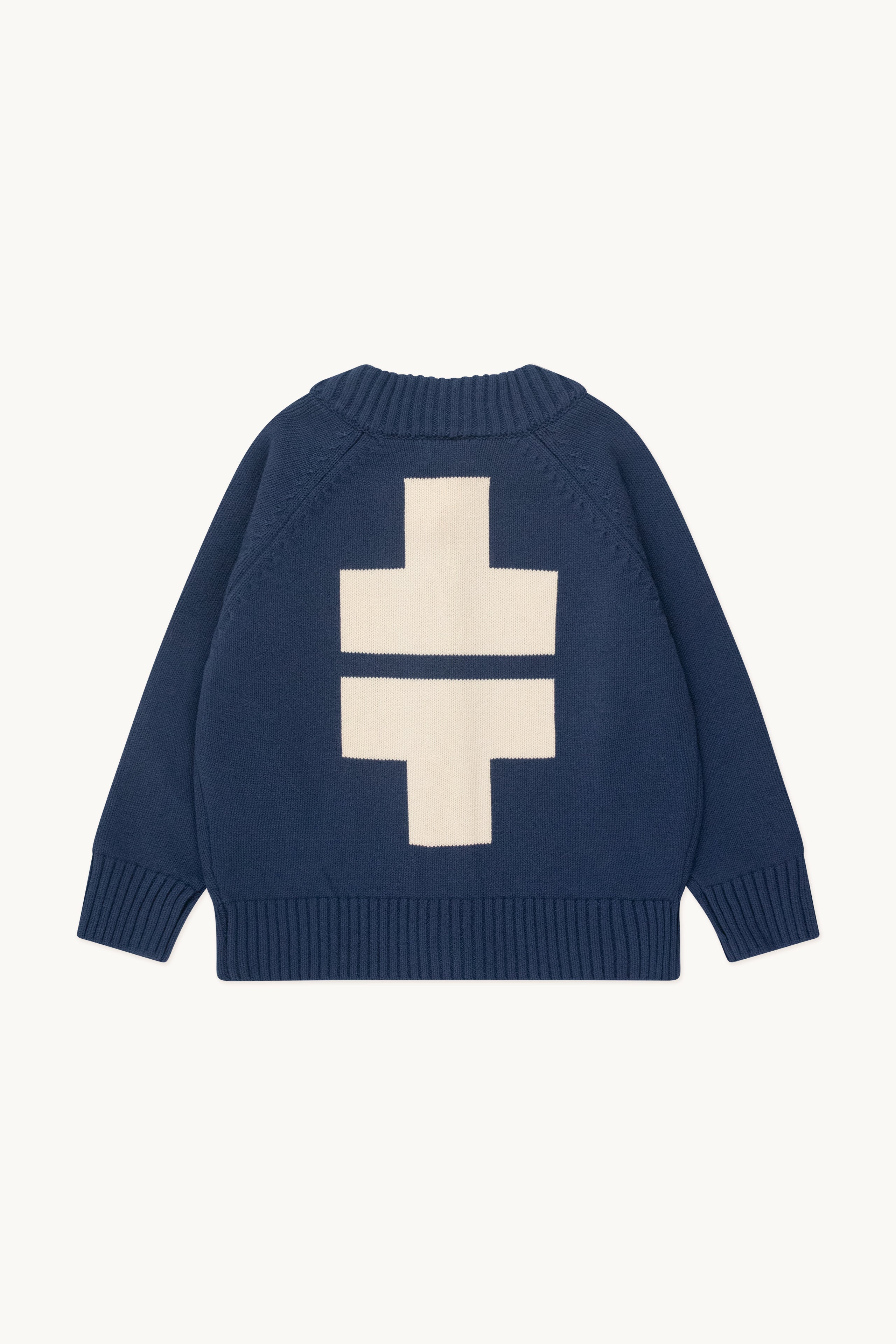 RAGLAN MOCKNECK CARDIGAN