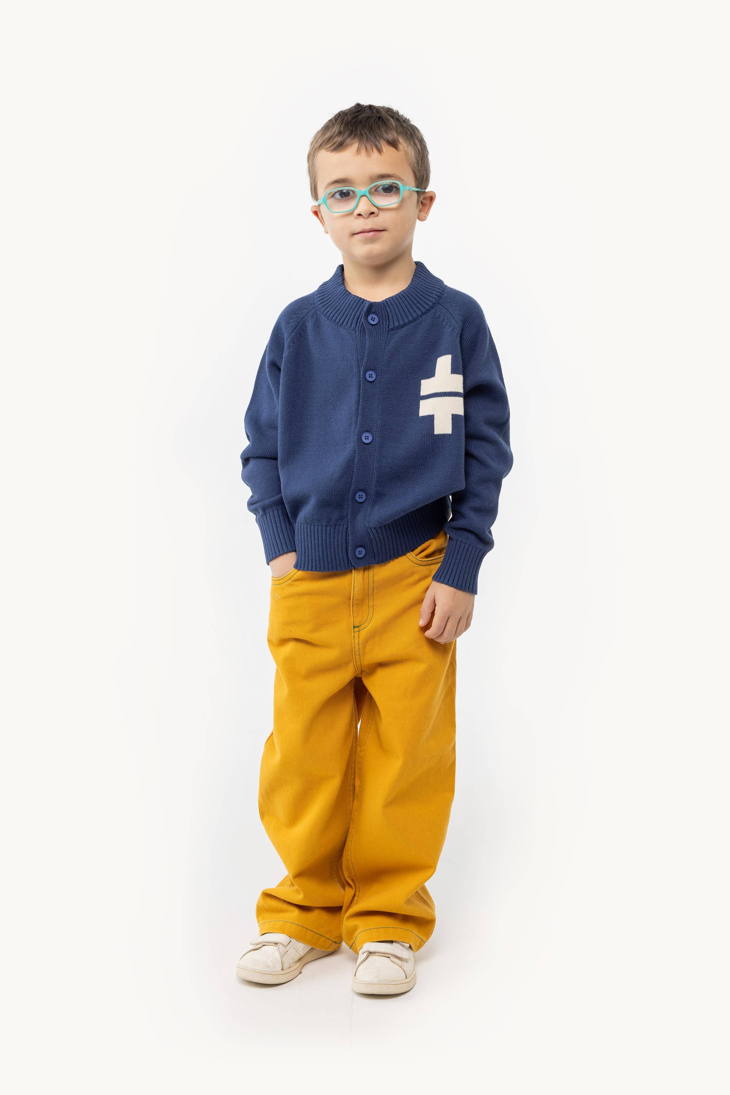 RAGLAN MOCKNECK CARDIGAN