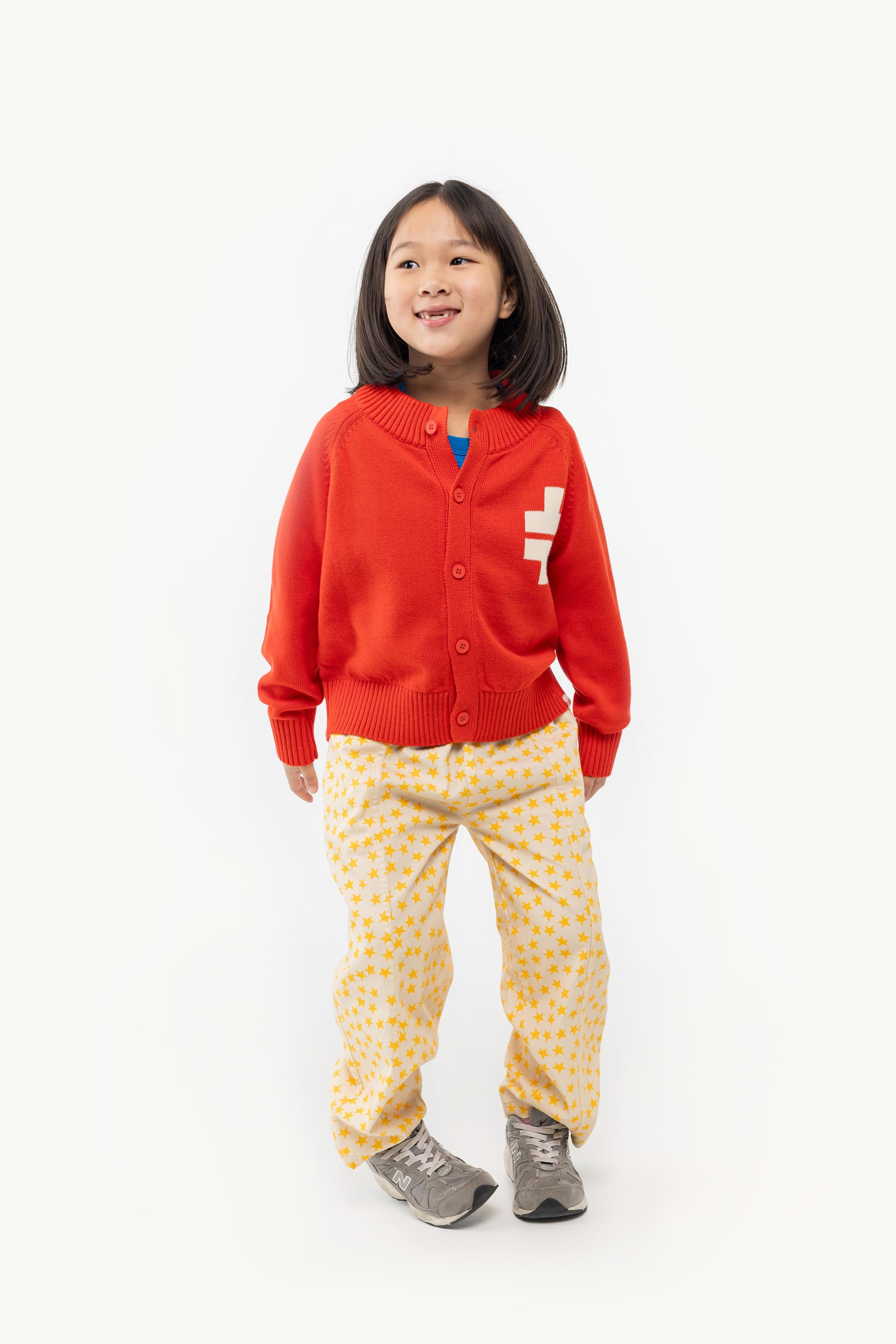 RAGLAN MOCKNECK CARDIGAN