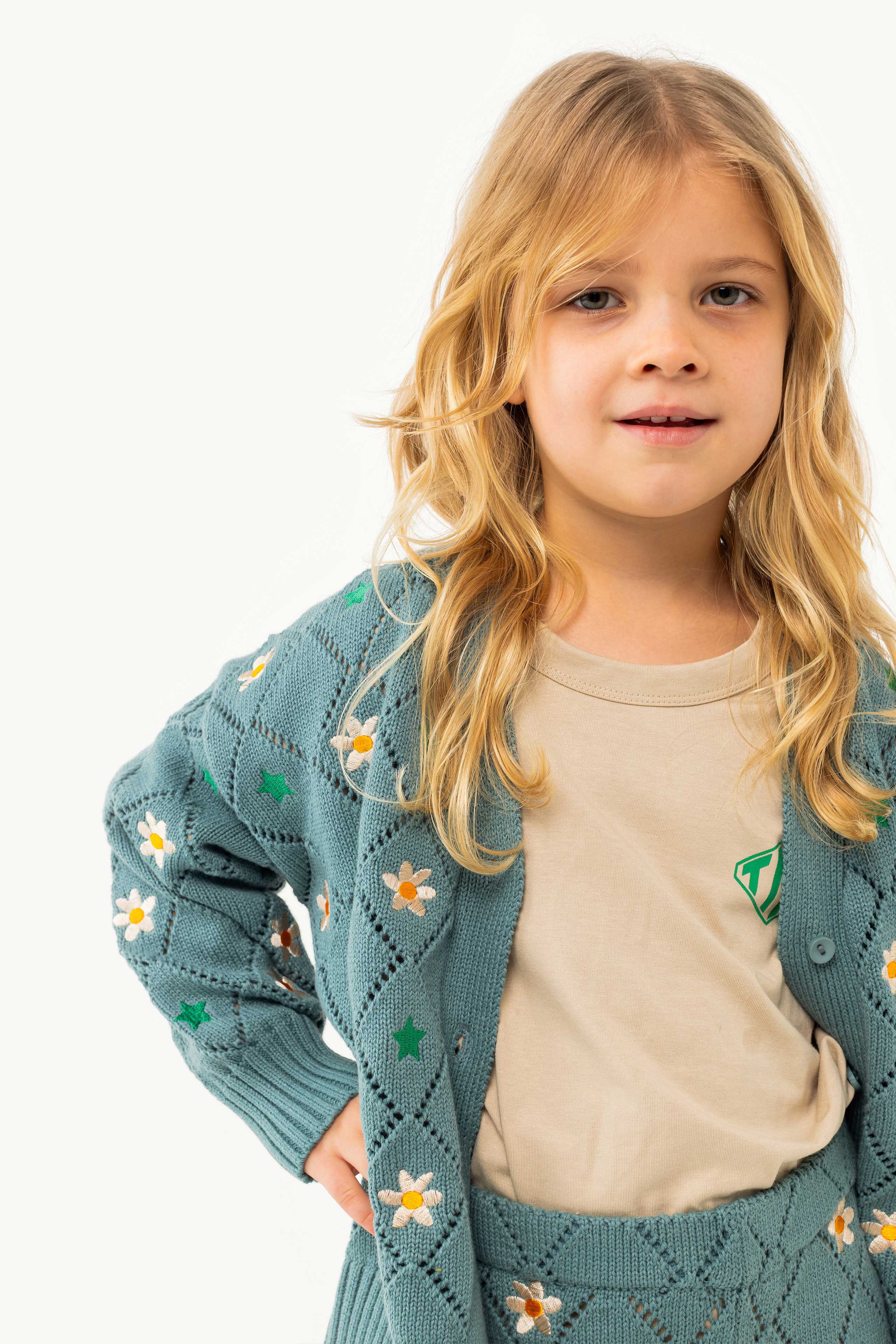 STARS AND FLOWERS CARDIGAN