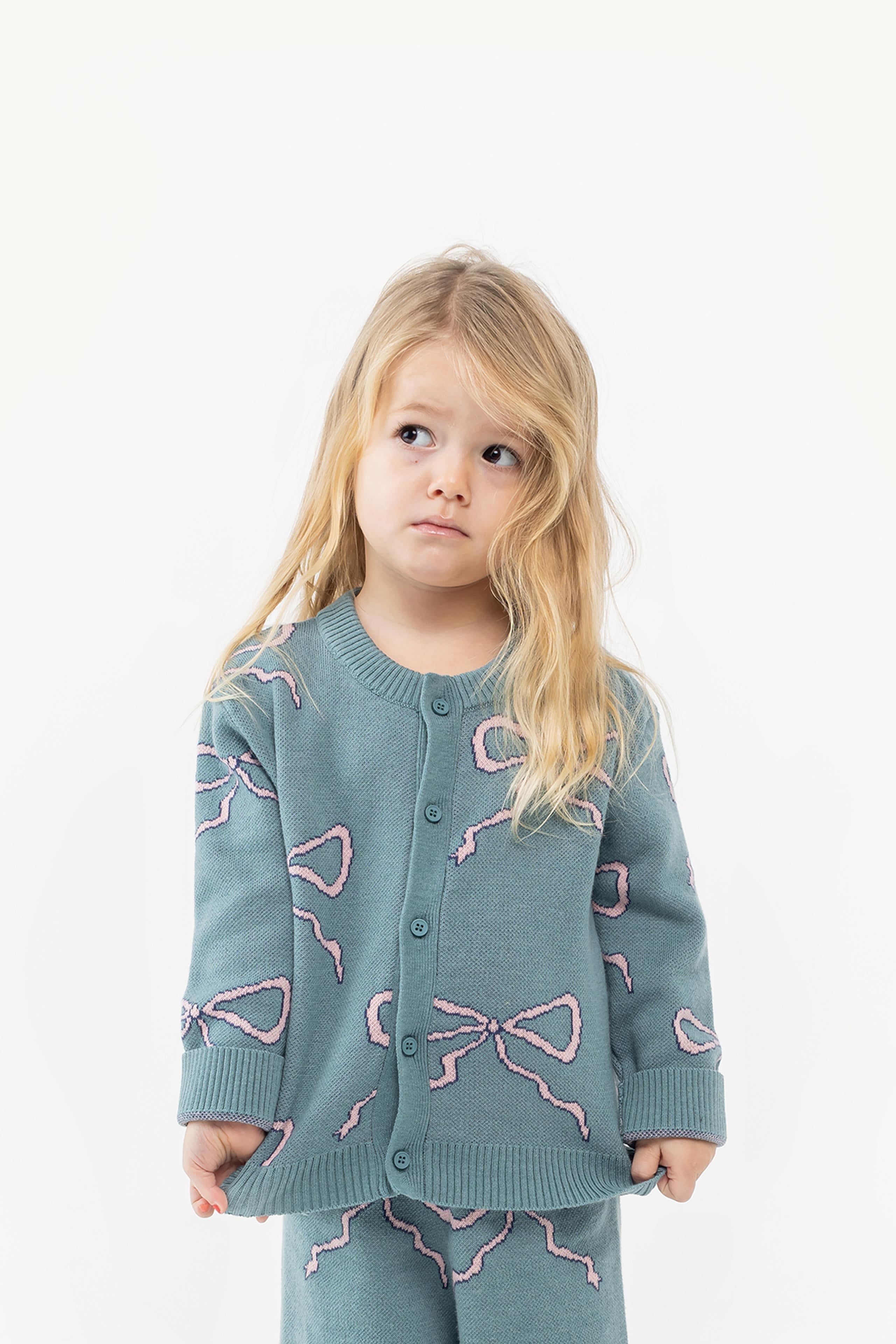 BOW BABY CARDIGAN