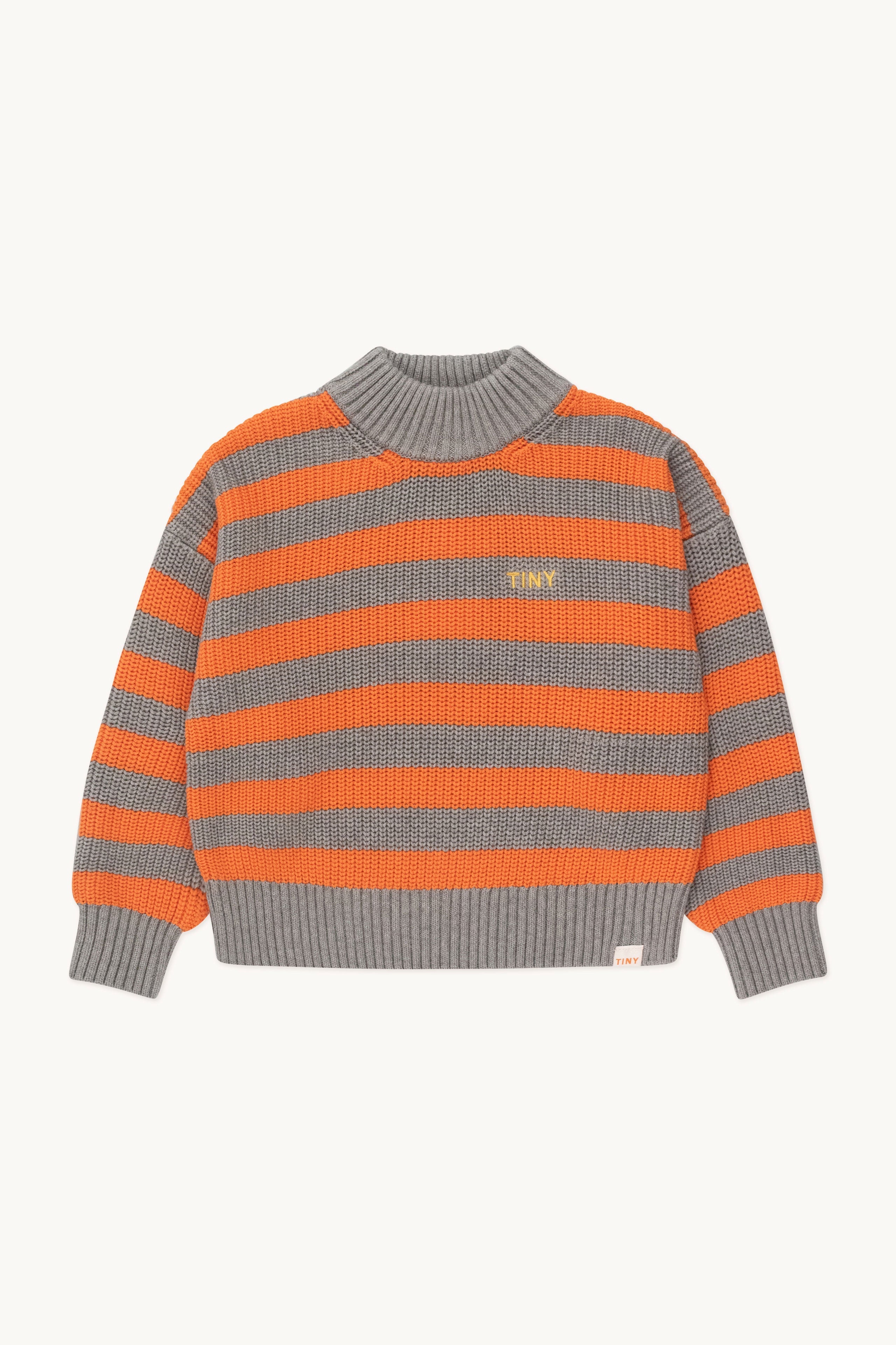 STRIPES MOCKNECK SWEATER