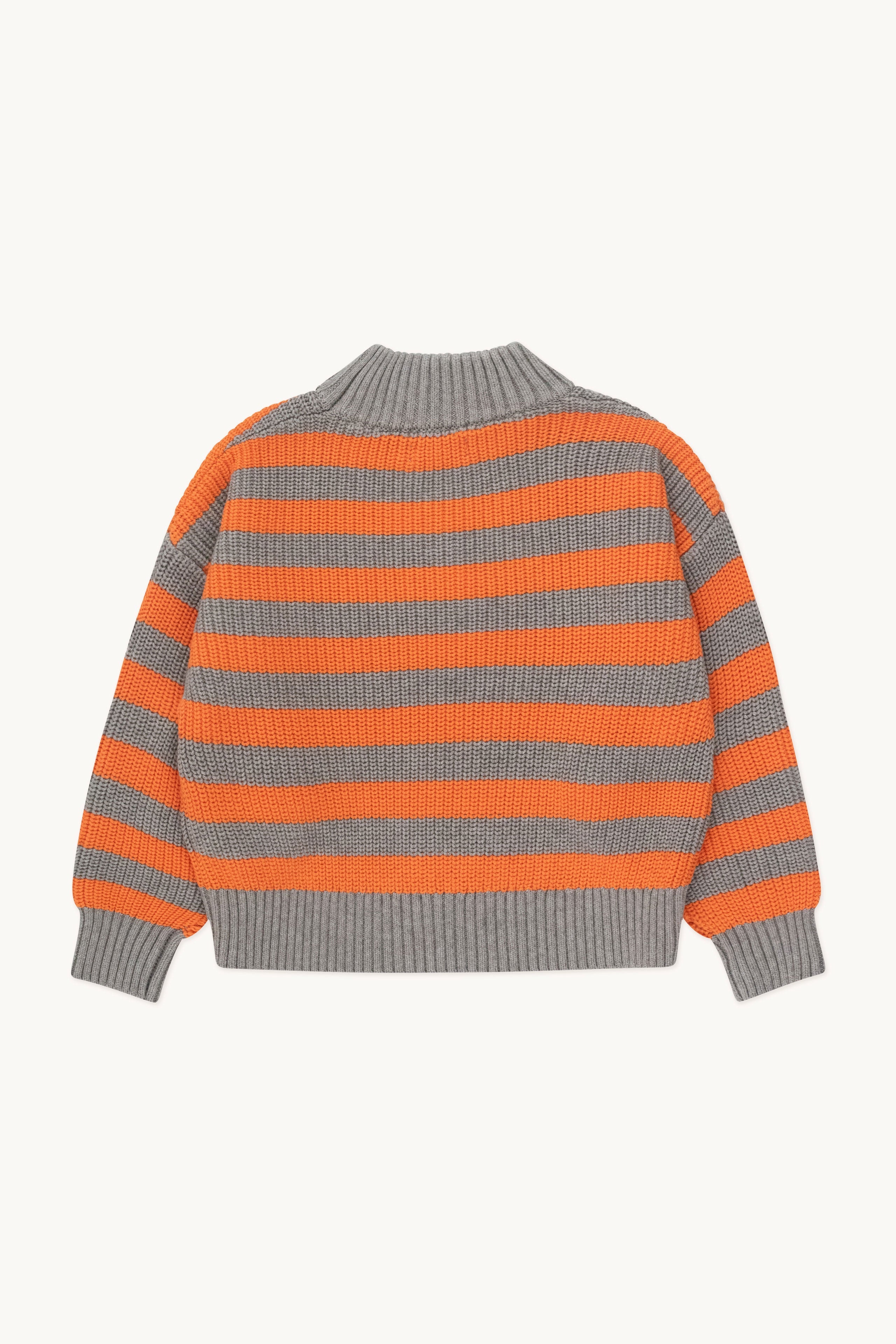 STRIPES MOCKNECK SWEATER