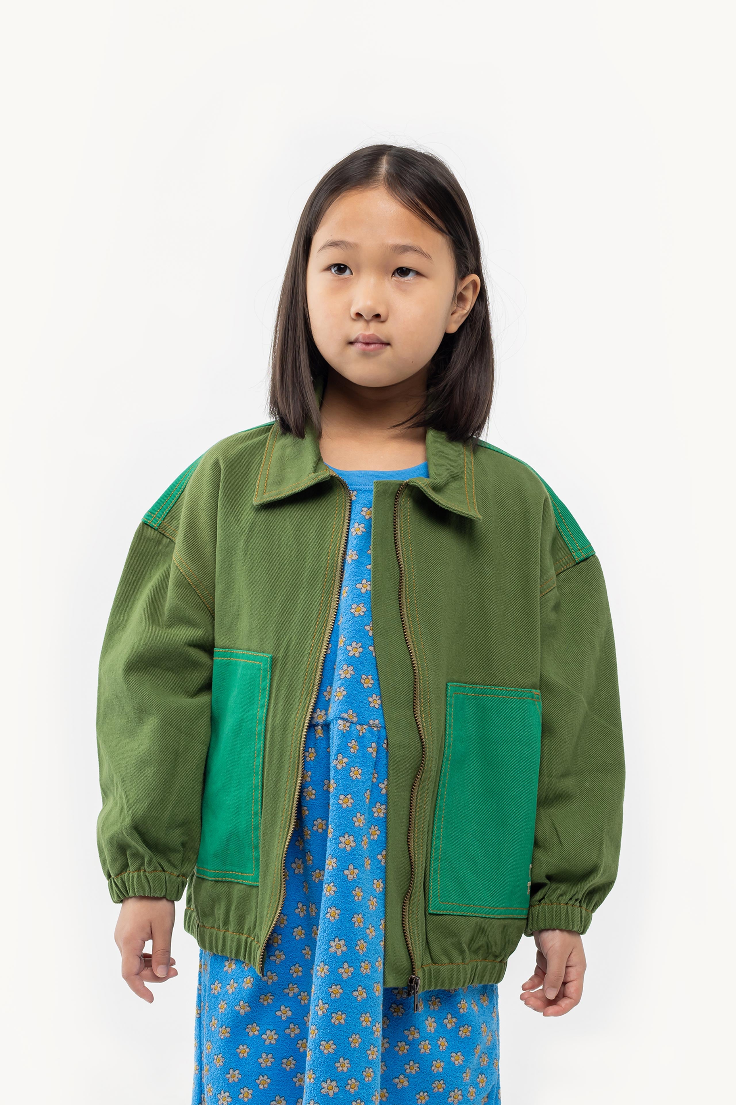COLOR BLOCKED JACKET