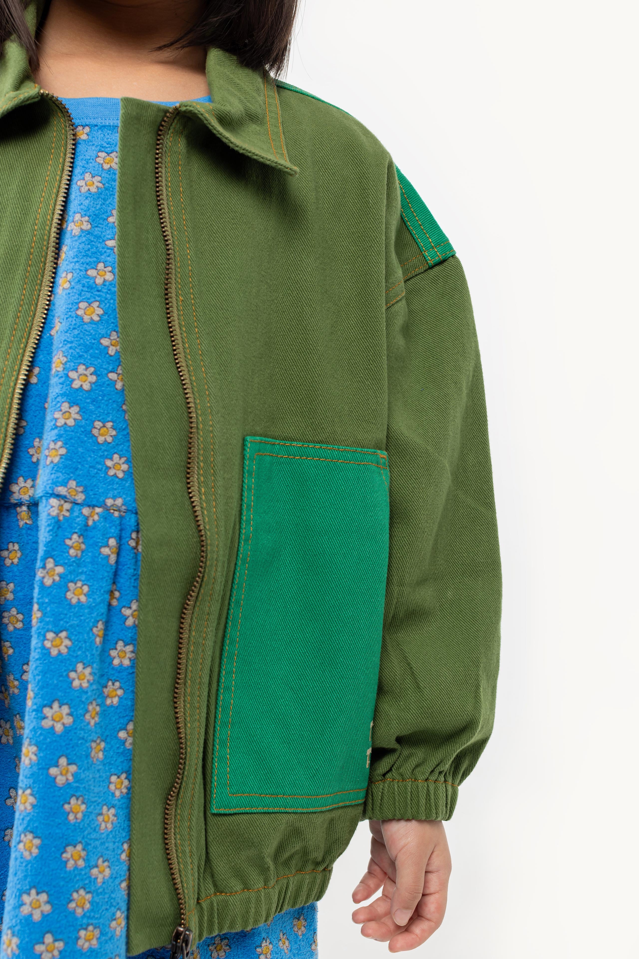COLOR BLOCKED JACKET