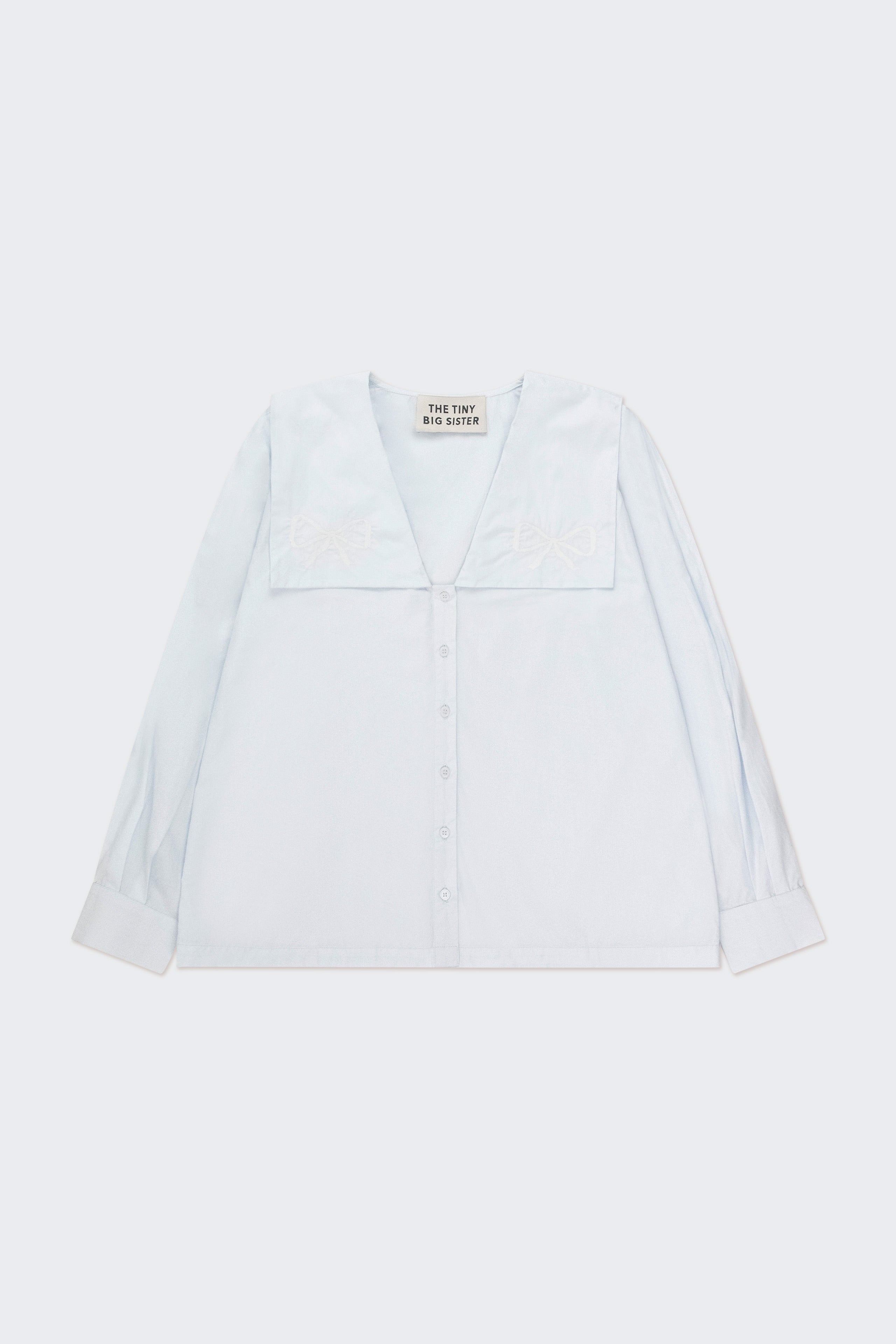 BOW EMBROIDERED BLOUSE