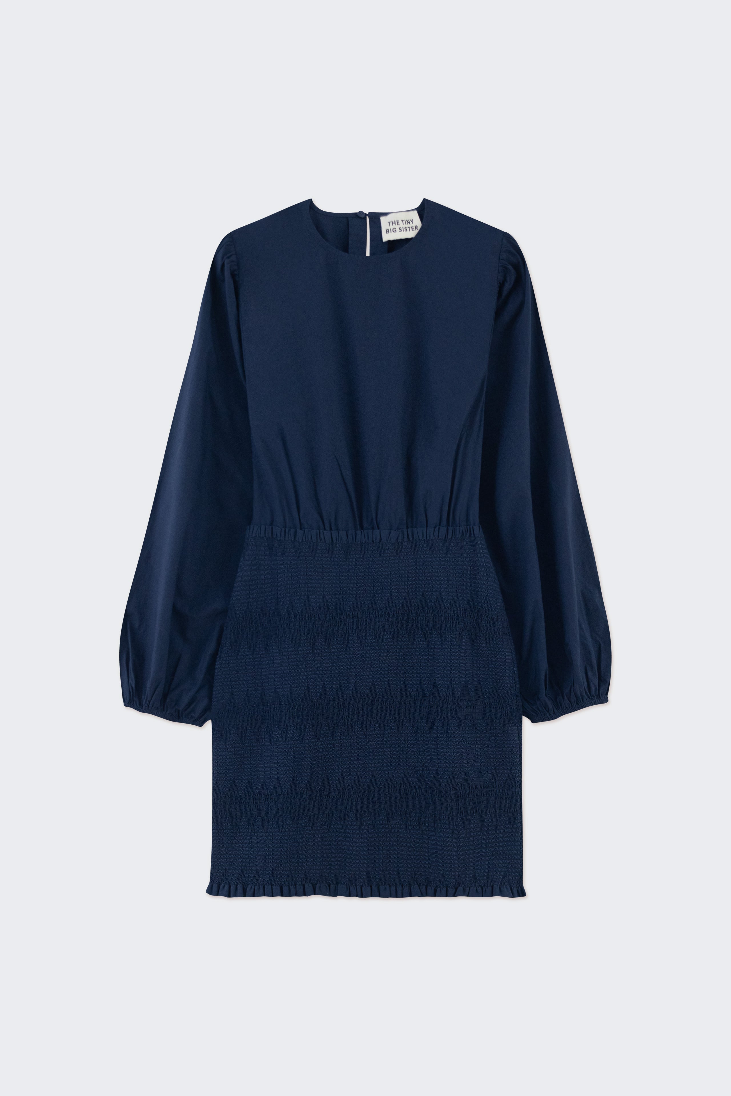 VESTIDO MANGAS ABULLONADAS