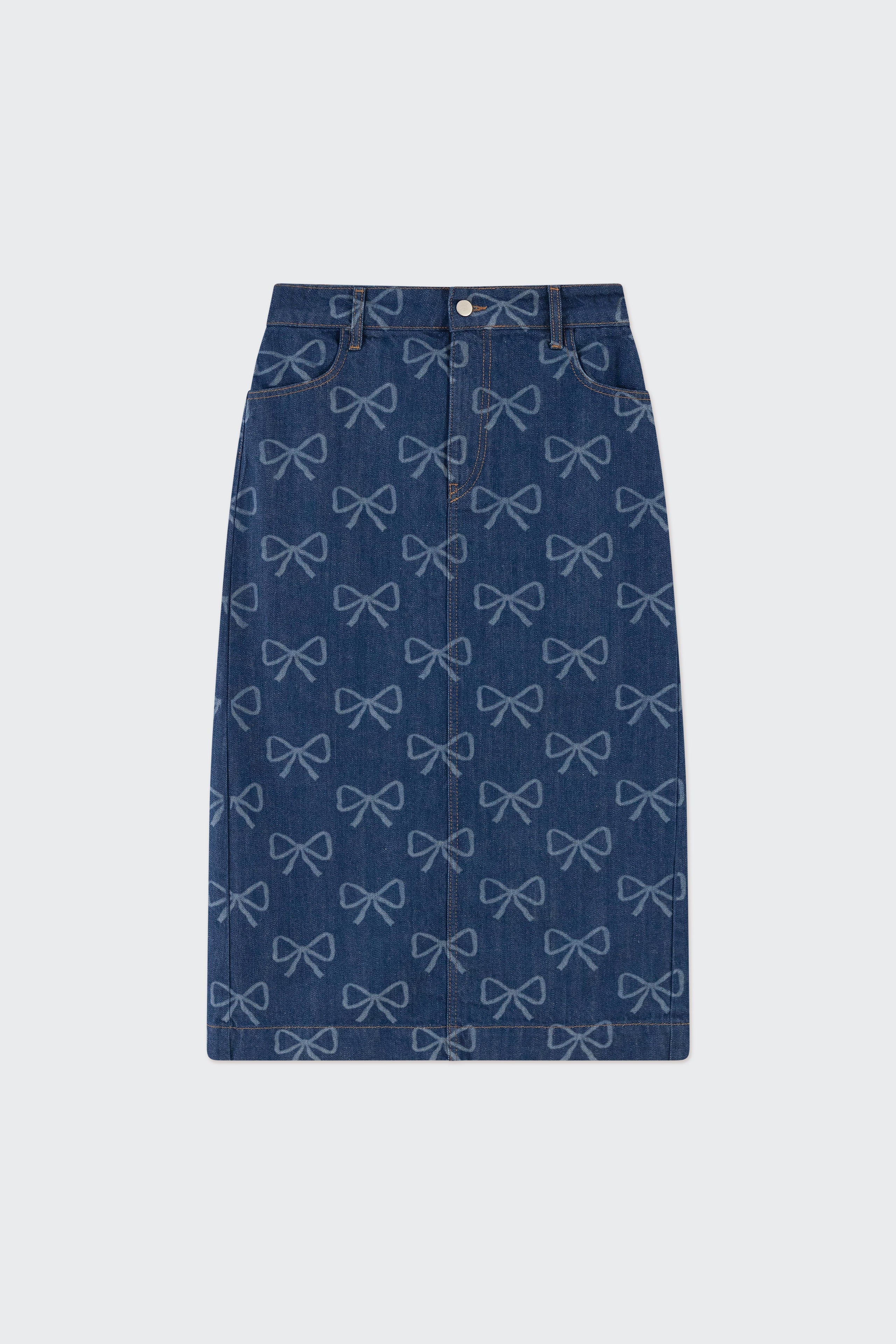 FALDA DENIM LAZOS AGNES